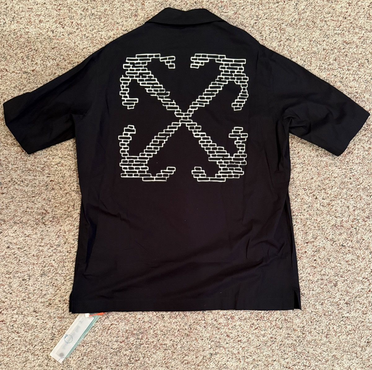 Off-White Off-White Brick Arrows Black Button Up Shirt Oversized Size US M / EU 48-50 / 2 - 3 Thumbnail