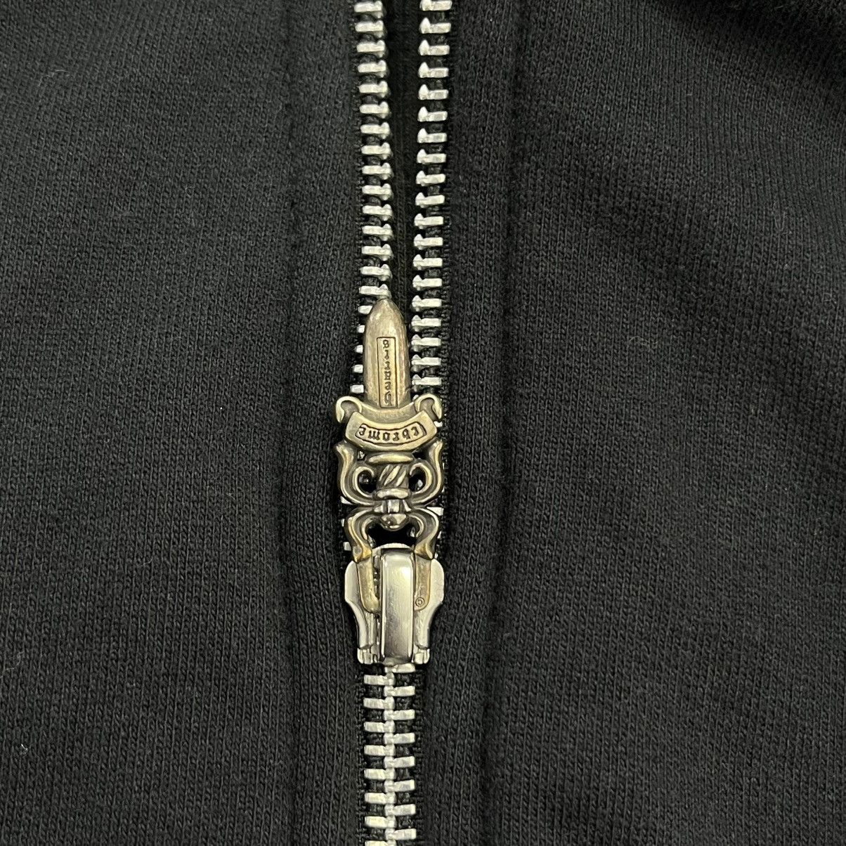 Chrome Hearts CHROME HEARTS Thermal Blue Letter Full Zip Up Black Size US XL / EU 56 / 4 - 4 Thumbnail