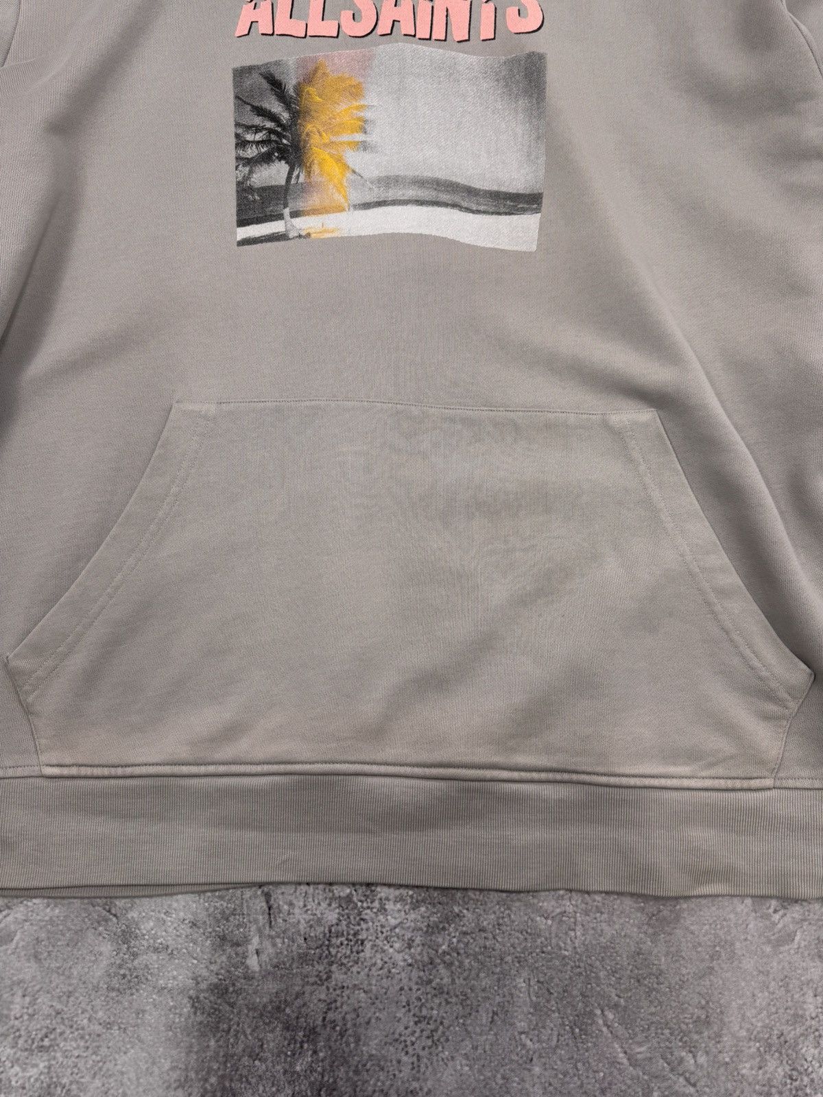 Allsaints AllSaints Men Cotton Hoodie Beige Size XL Size US XL / EU 56 / 4 - 6 Thumbnail