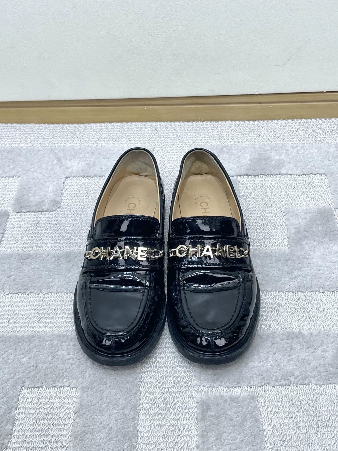 Chanel Chanel Letter Loafers Size US 5.5 / IT 35.5 - 1 Thumbnail