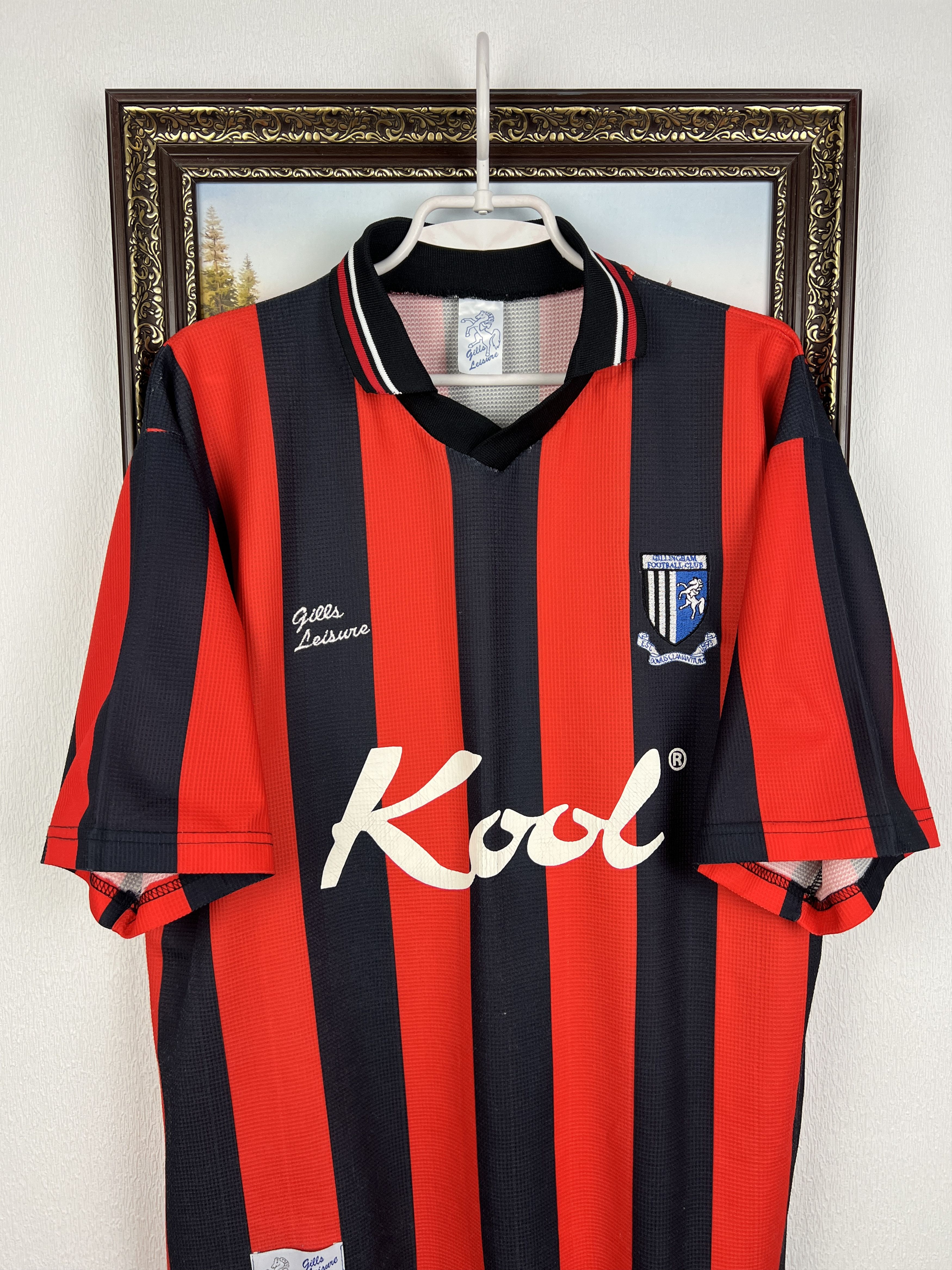 Vintage Gillingham Away football shirt Soccer Jersey Trikot Sport Size US M / EU 48-50 / 2 - 2 Thumbnail