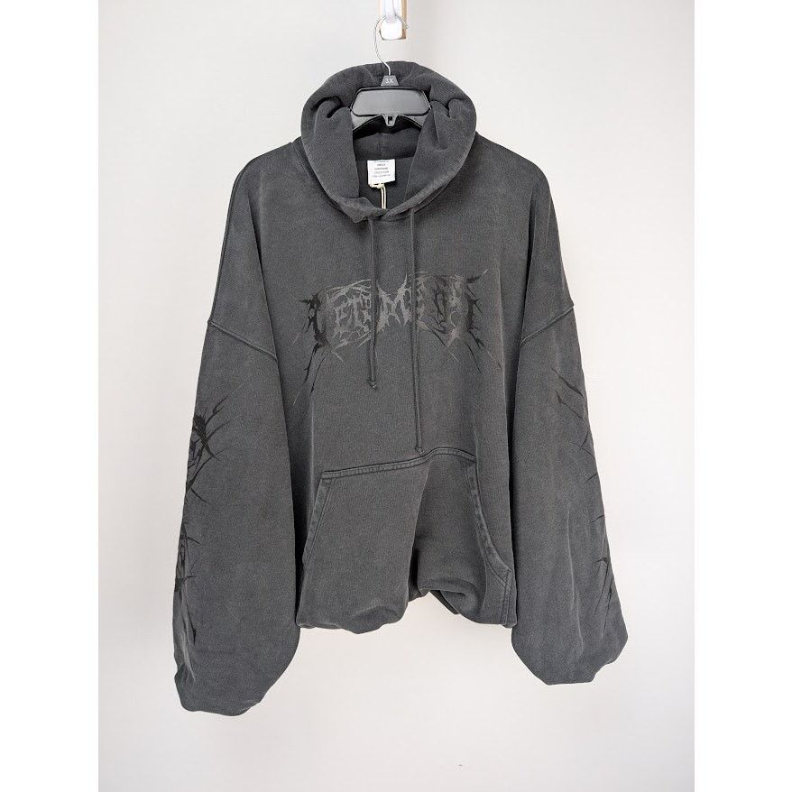 Vetements o1rshd1 Unisex Hoodie in Black Size US L / EU 52-54 / 3 - 1 Thumbnail