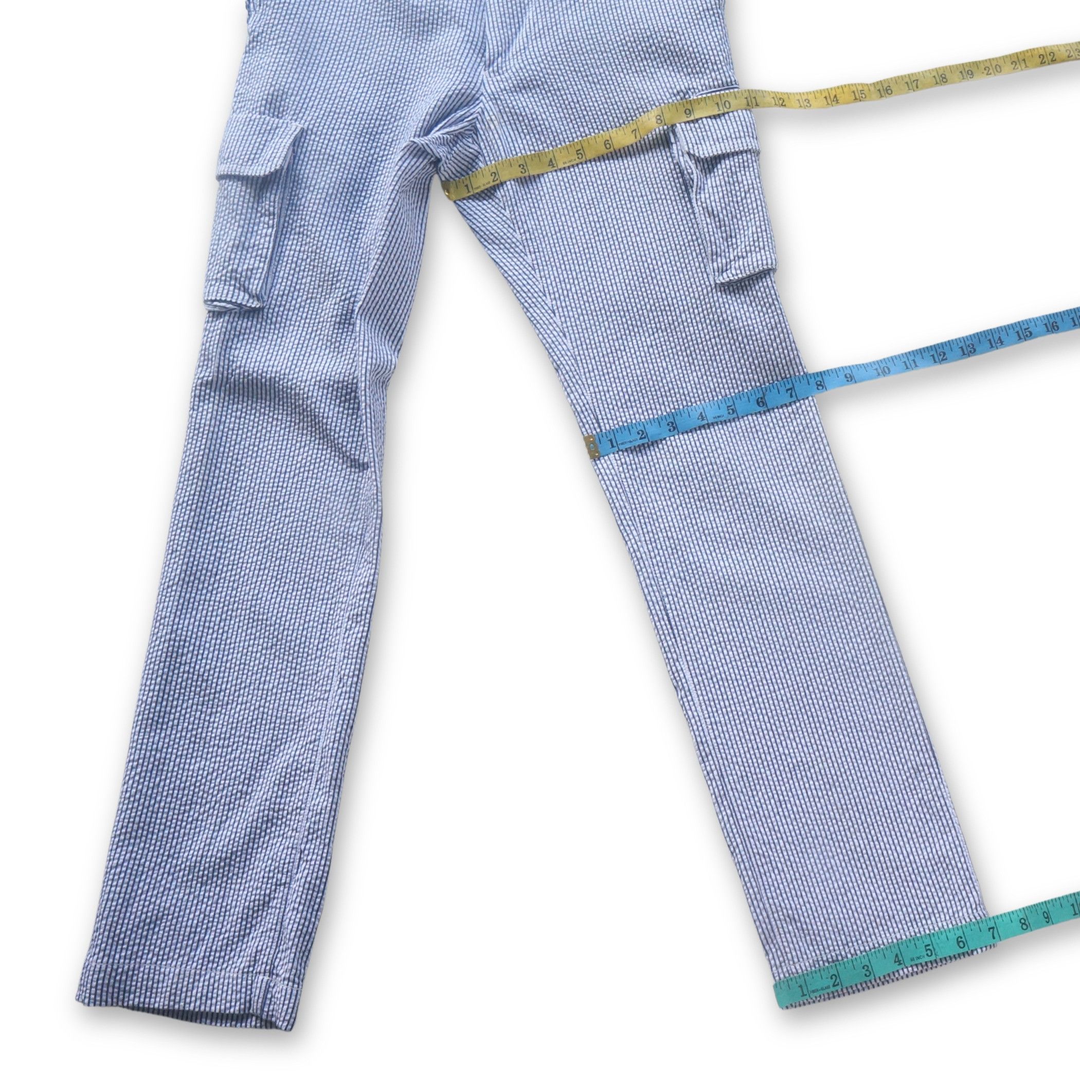 Mackintosh Mackintosh Philosophy Striped Cargo Pants Size US 28 / EU 44 - 12 Thumbnail