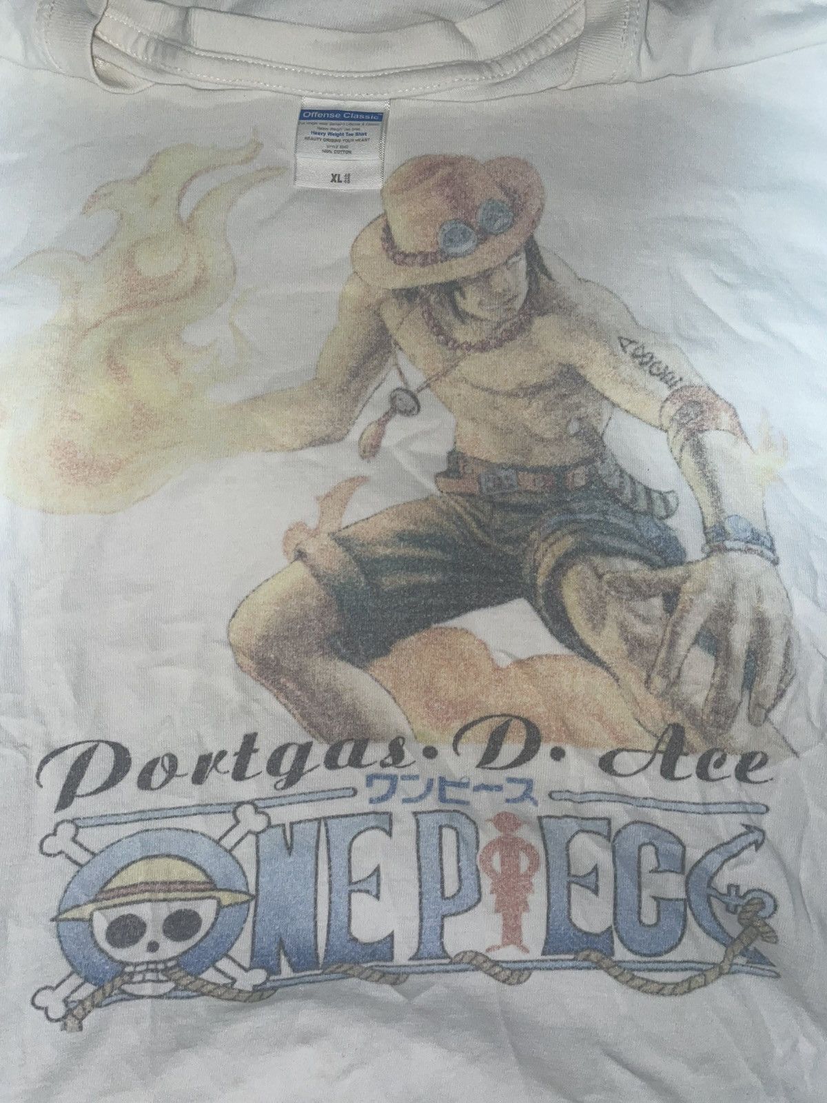Anime × One Piece Portgas D. Ace Shirt Size US XL / EU 56 / 4 - 3 Thumbnail