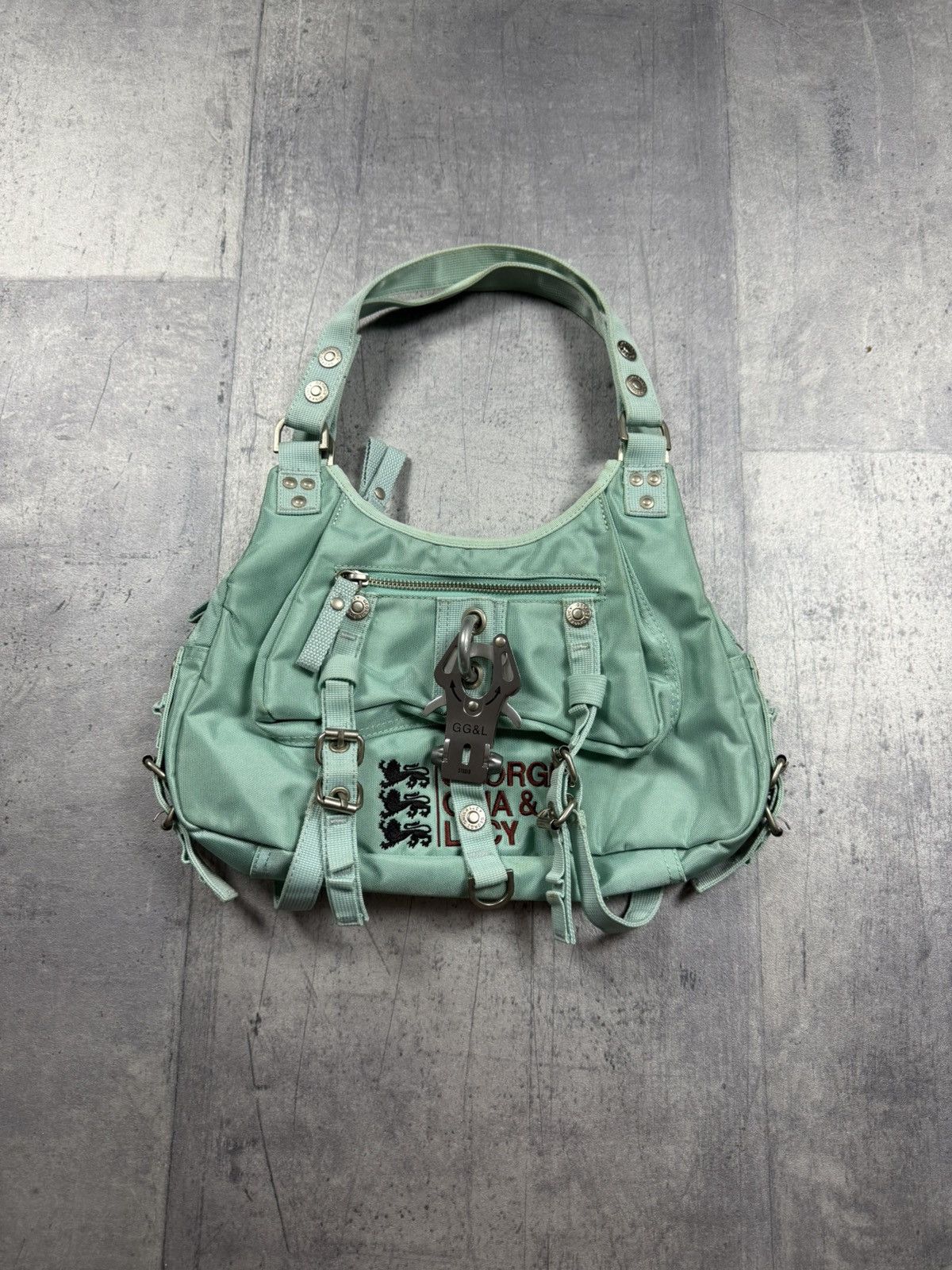 George Gina & Lucy Shoulder Bag mos cowgirl mint green