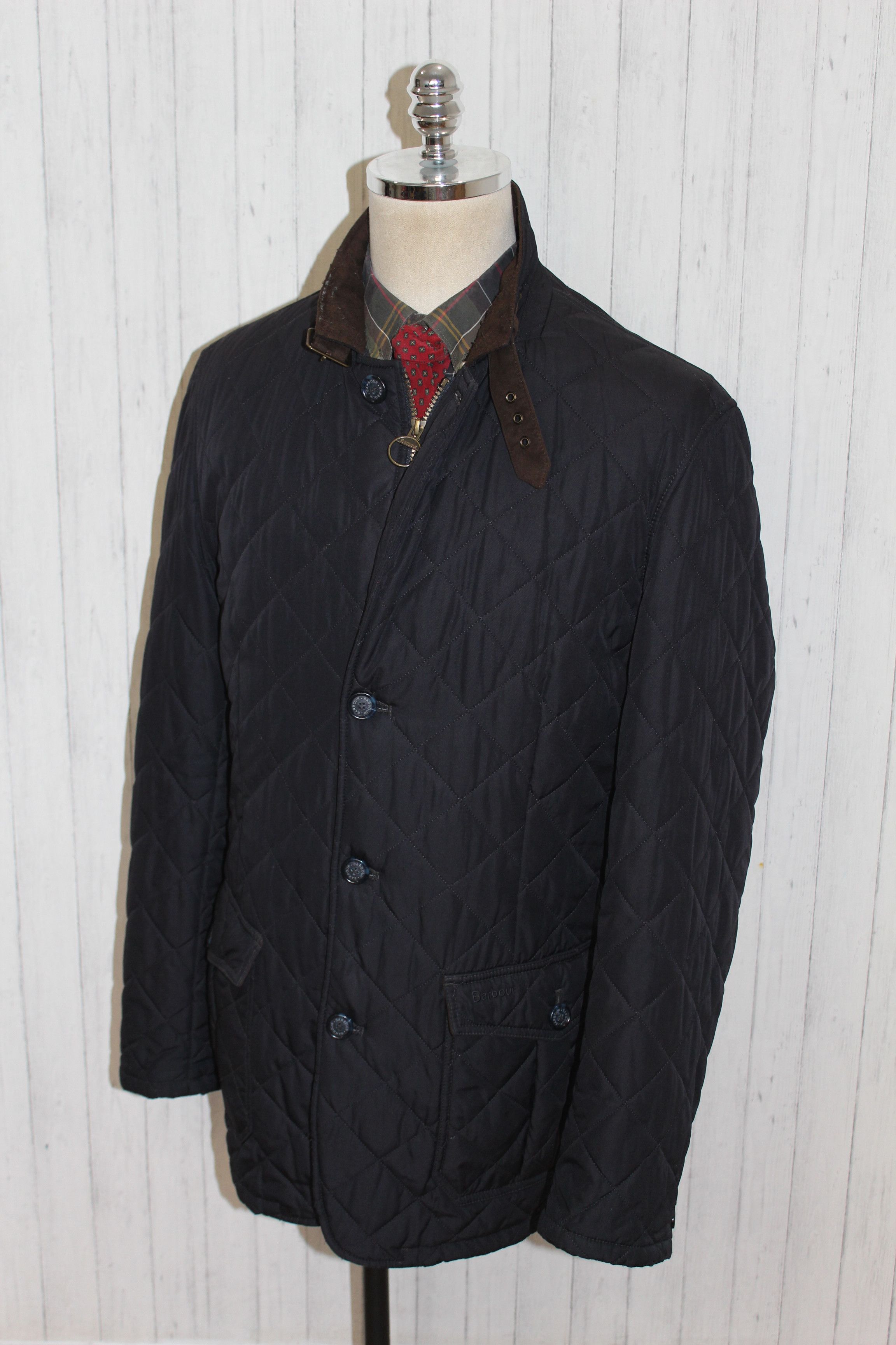 Barbour BARBOUR Lutz Quilted Coat Jacket Size 2XL Size US XXL / EU 58 / 5 - 5 Thumbnail