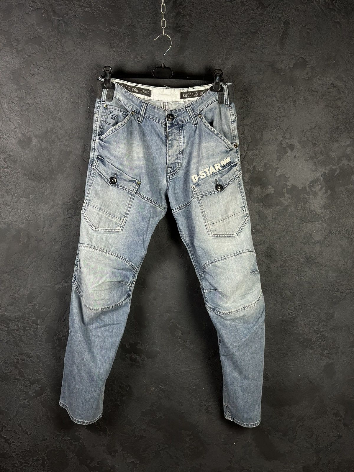 G-Star × Japanese Brand Vintage pants G Star Raw y2k dDenim Flared Baggy Japan Style Size US 34 / EU 50 - 1 Thumbnail