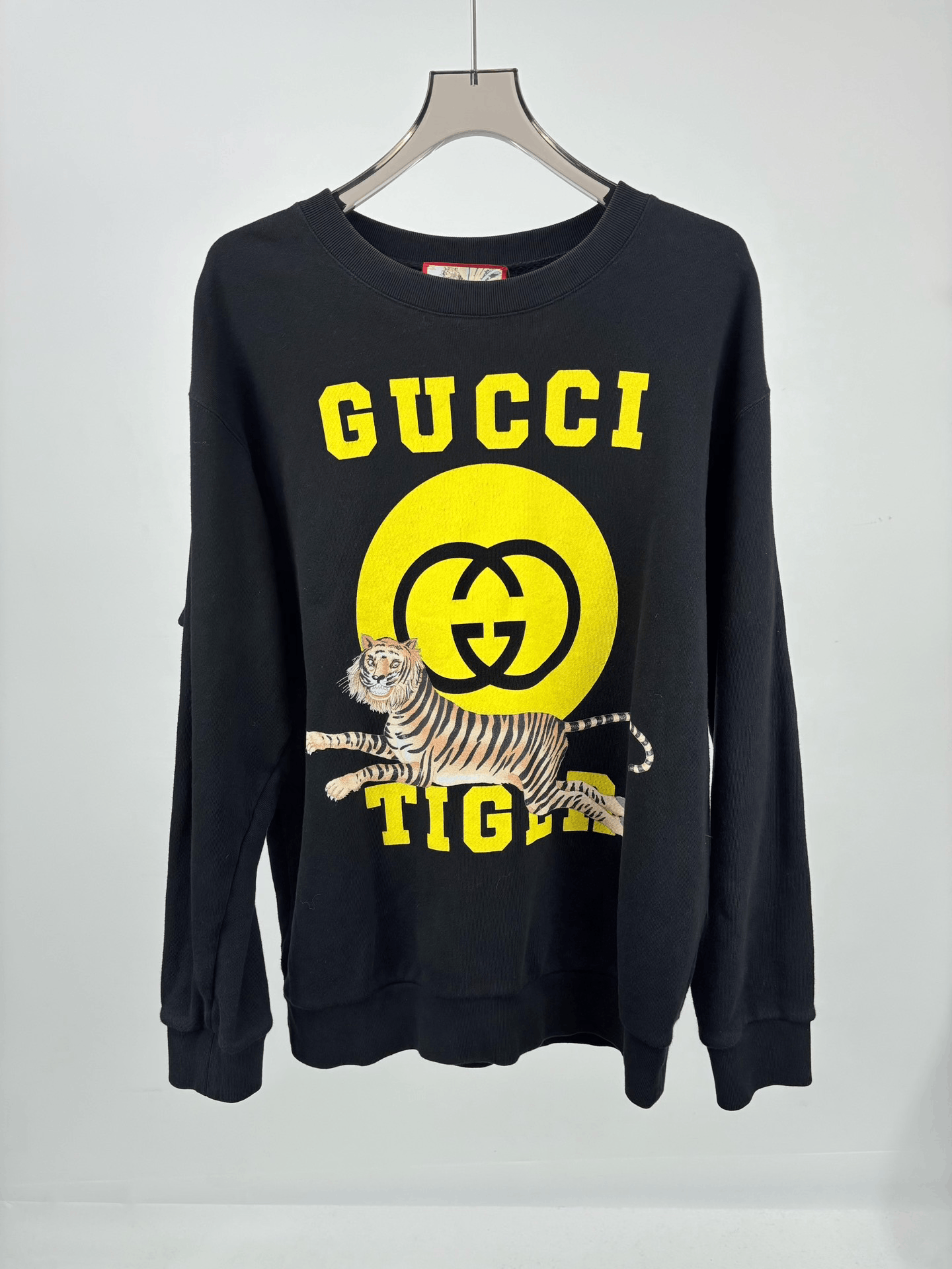 Gucci GUCCI Double G Tiger Print Sweatshirt Size US L / EU 52-54 / 3 - 1 Thumbnail