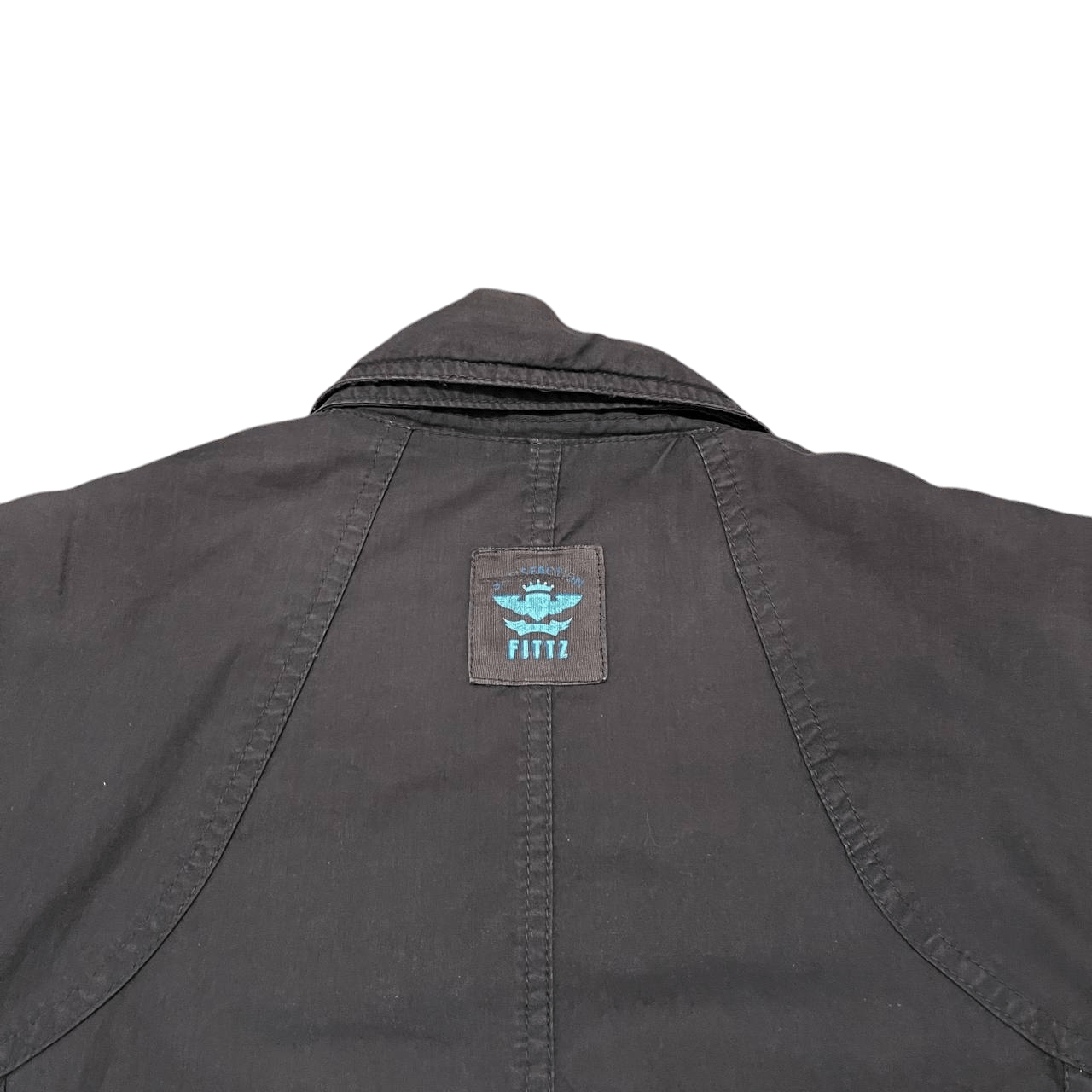Japanese Brand Vintage Fittz International Thrashed Jacket Issey Miyake Size US L / EU 52-54 / 3 - 17 Thumbnail