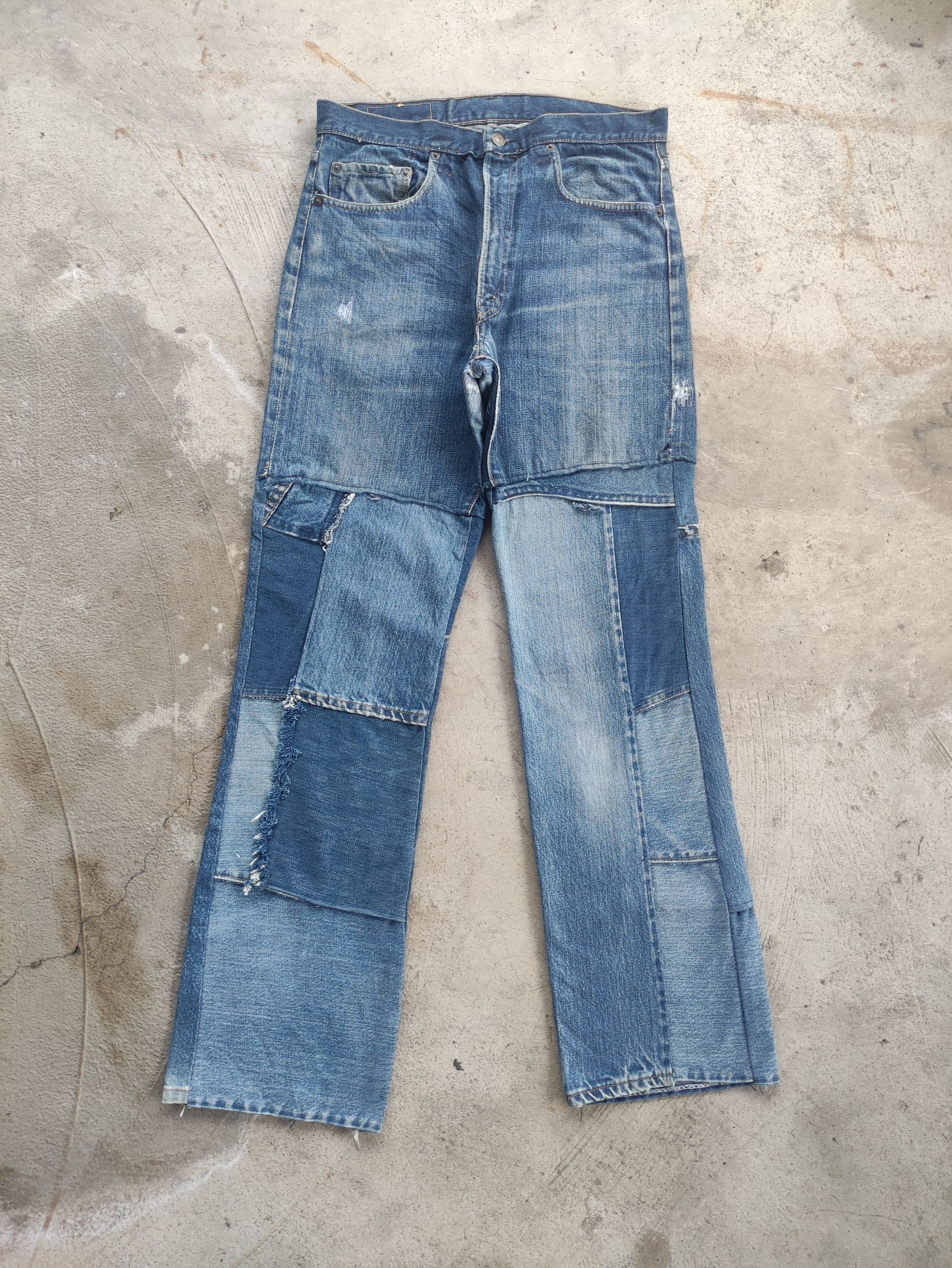 Levi's Vintage Levis 505 60s Petchvork Button No5 W32 Size US 32 / EU 48 - 1 Thumbnail