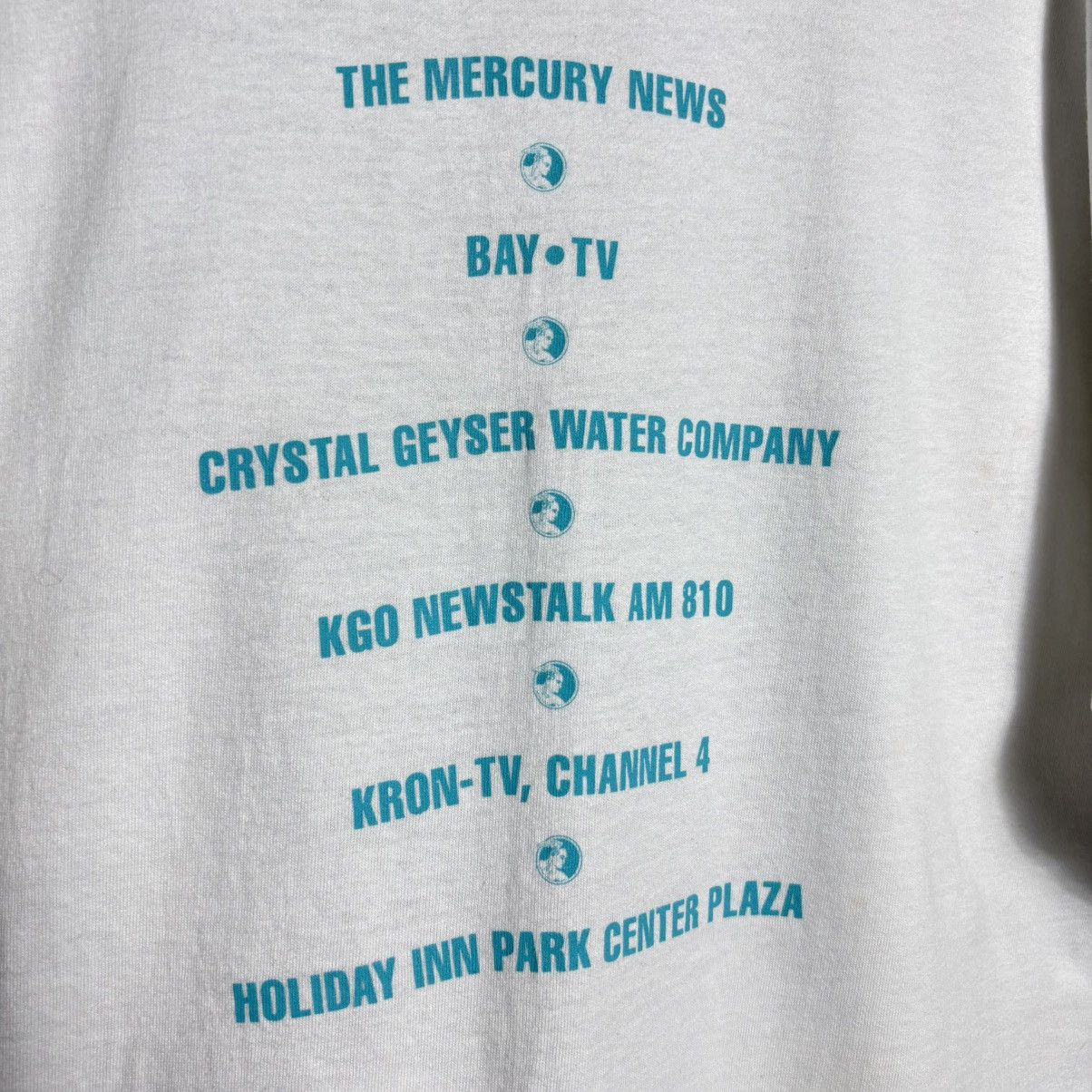 Vintage Vintage 90s Mercury News Graphic Tee Single Stitch T-Shirt Size US XL / EU 56 / 4 - 5 Thumbnail