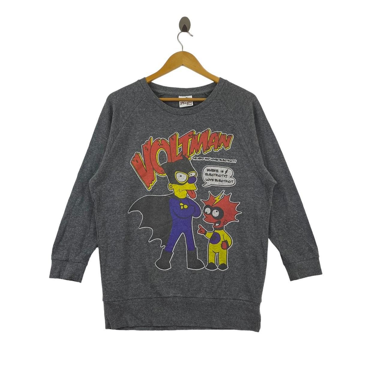 Other BART SIMPSONS VOLTMAN Avenger Evil Parody Cartoon Sweatshirt Size L / US 10 / IT 46 - 1 Thumbnail