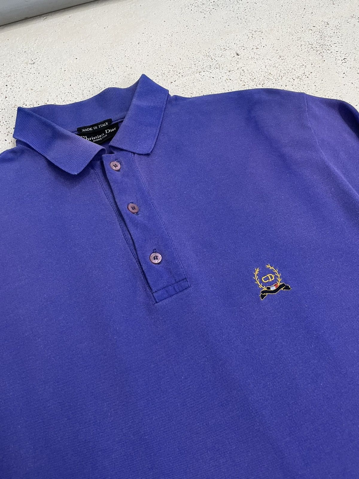 Christian Dior Monsieur × Vintage Faded Vintage Vintage Christian Dior CD Embroidery Size US L / EU 52-54 / 3 - 6 Thumbnail