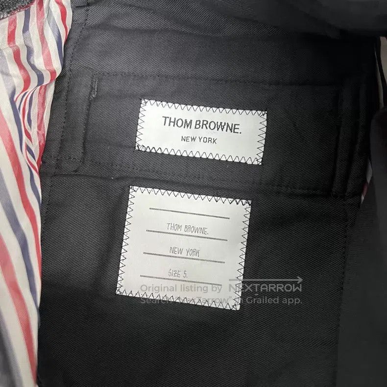 Thom Browne Thom Browne size 5 Yin-yang patched whale wool trousers Size US 30 / EU 46 - 5 Thumbnail