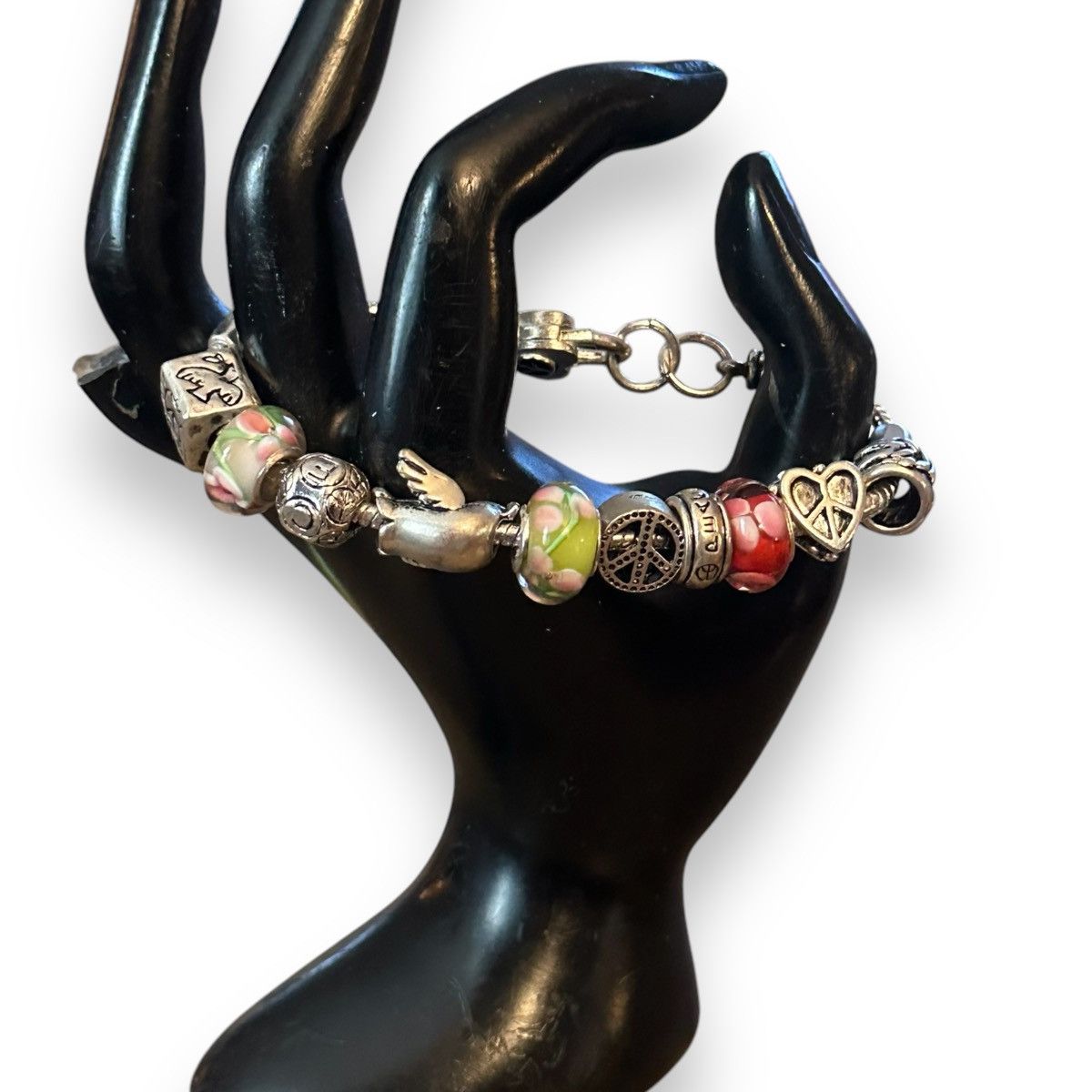 Other Silver tone sliding bead charm bracelet Size ONE SIZE - 3 Thumbnail