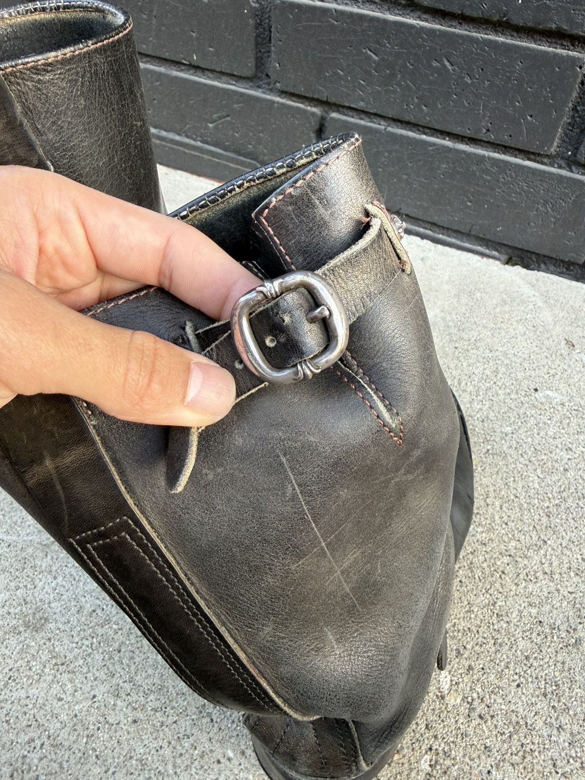 Chrome Hearts 1990s Chrome Hearts Wesco Boss Boots Size US 9 / EU 42 - 9 Thumbnail