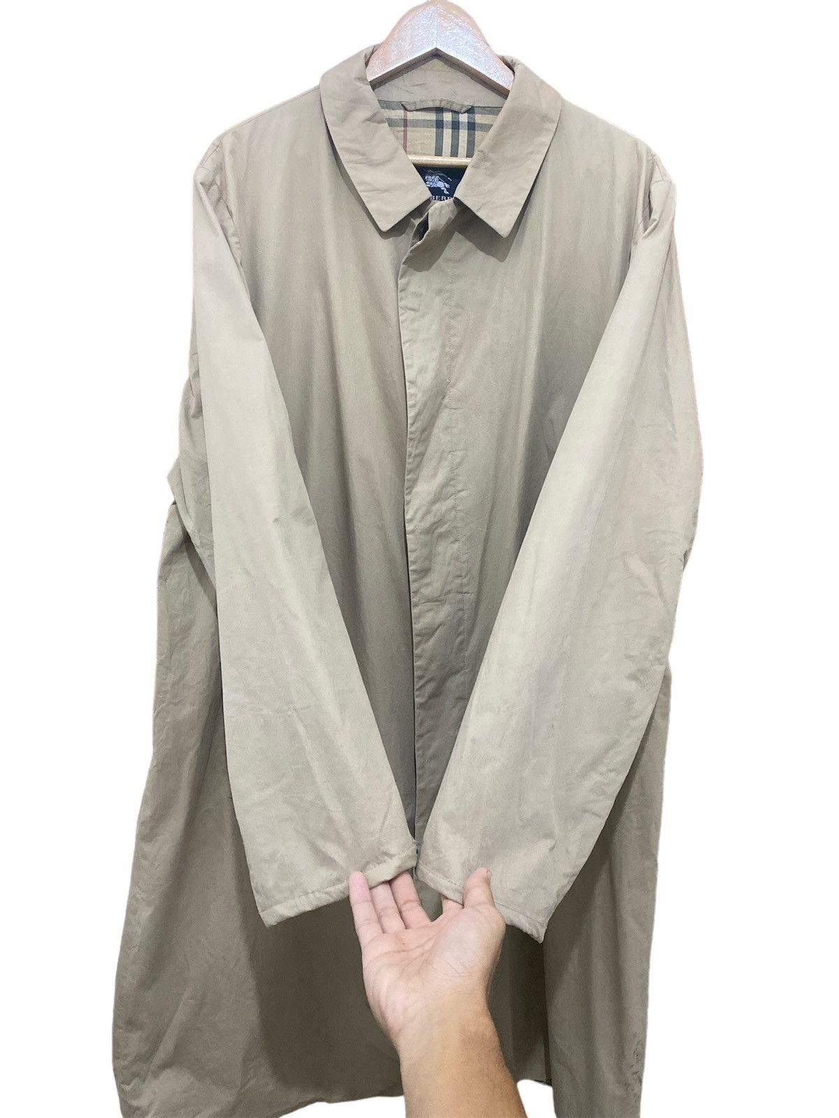 Vintage Burberry Trench Coat Nova Check Casual Jacket