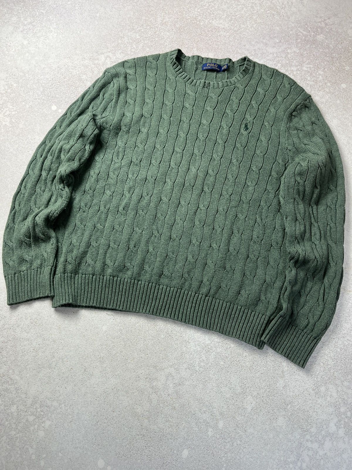 Polo Ralph Lauren DDP Polo Ralph Lauren Cable-Knit Sweater Small Logo Size US XL / EU 56 / 4 - 3 Thumbnail