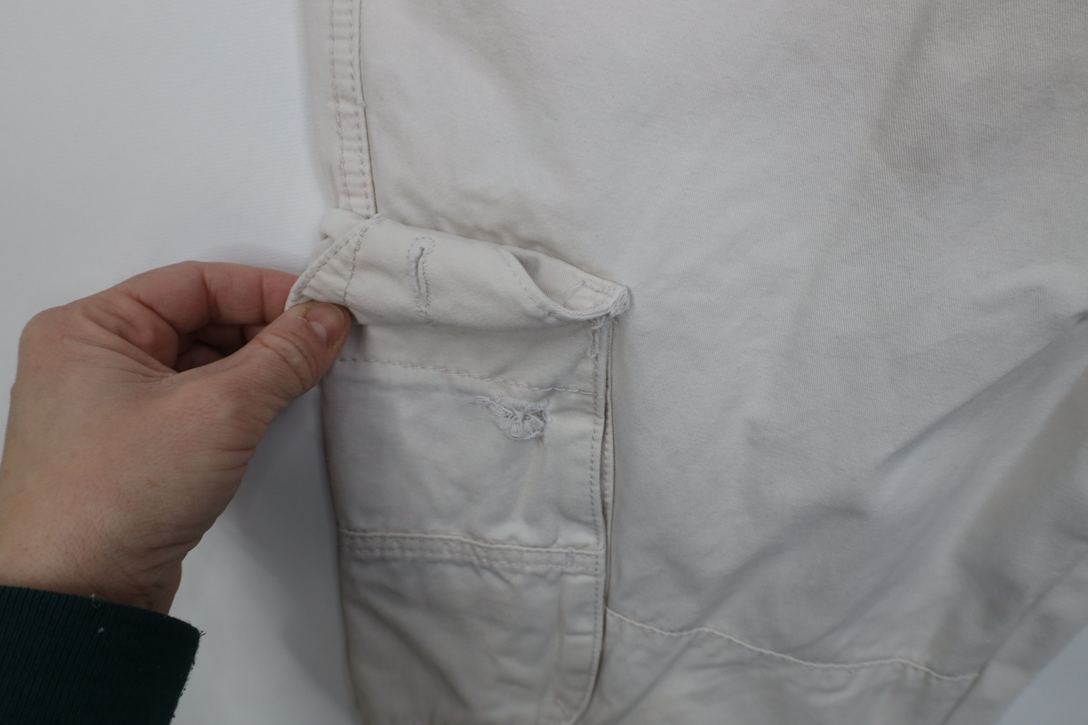 Vintage Vintage Y2K Streetwear Double Knee Cargo Pants Beige Size US 38 / EU 54 - 7 Thumbnail