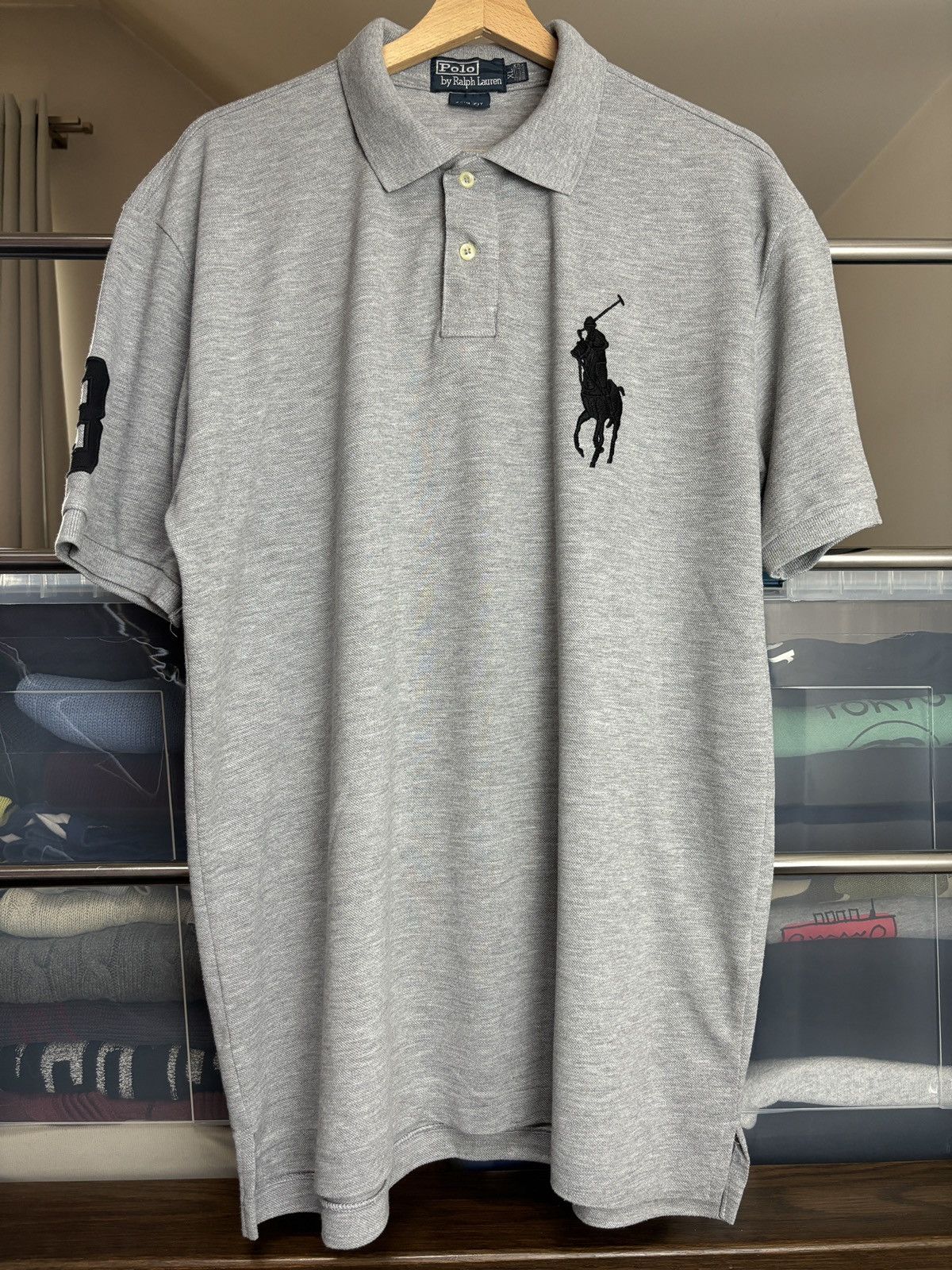 Polo Ralph Lauren × Vintage Polo Ralph Lauren Vintage Big Pony Polo Shirt Size US XL / EU 56 / 4 - 1 Thumbnail
