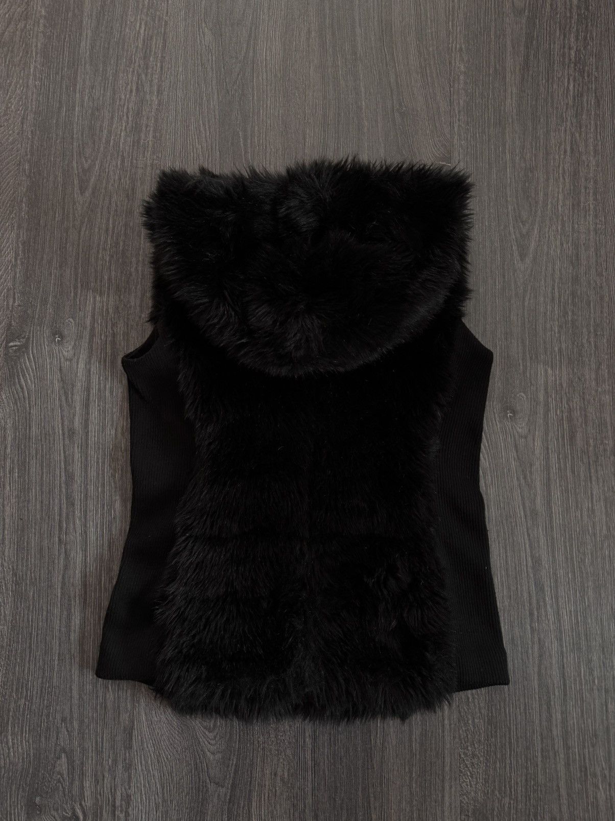 Japanese Brand 00s Vintage Women Fur Jacket Vest Size M / US 6-8 / IT 42-44 - 3 Thumbnail