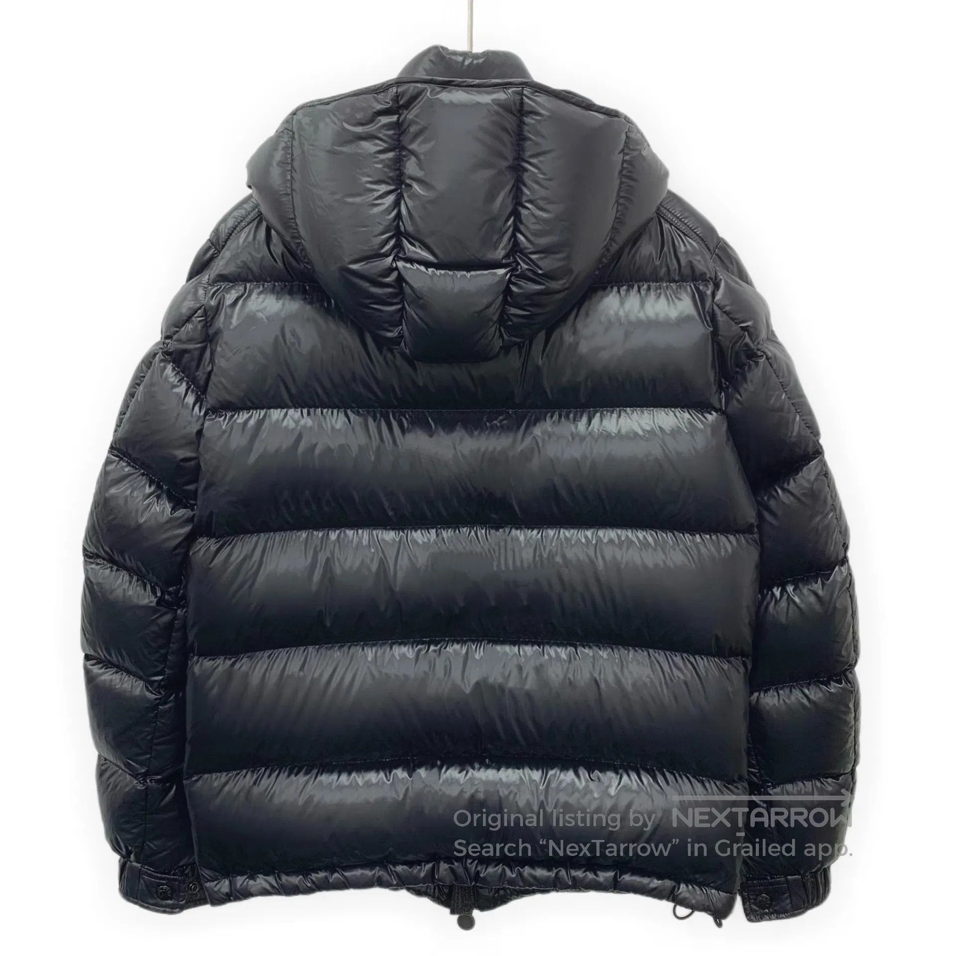 Moncler Moncler Black Logo Patch Hooded Zipper Long-sleeve Down Ja Size XS / US 0-2 / IT 36-38 - 2 Thumbnail