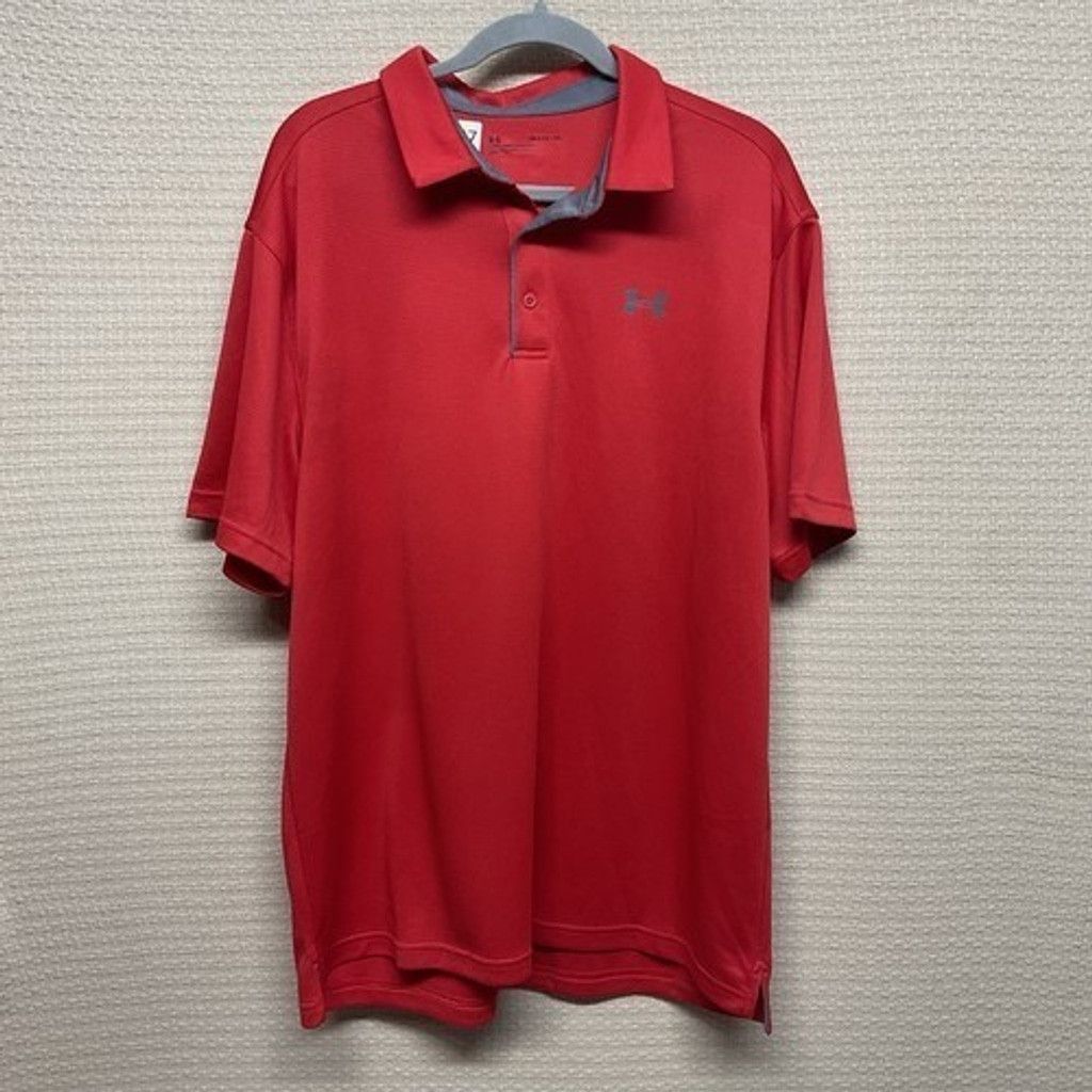 Under Armour Under Armour Loose Short Sleeve Golg Polo Shirt Men Size XL Size US XL / EU 56 / 4 - 6 Thumbnail