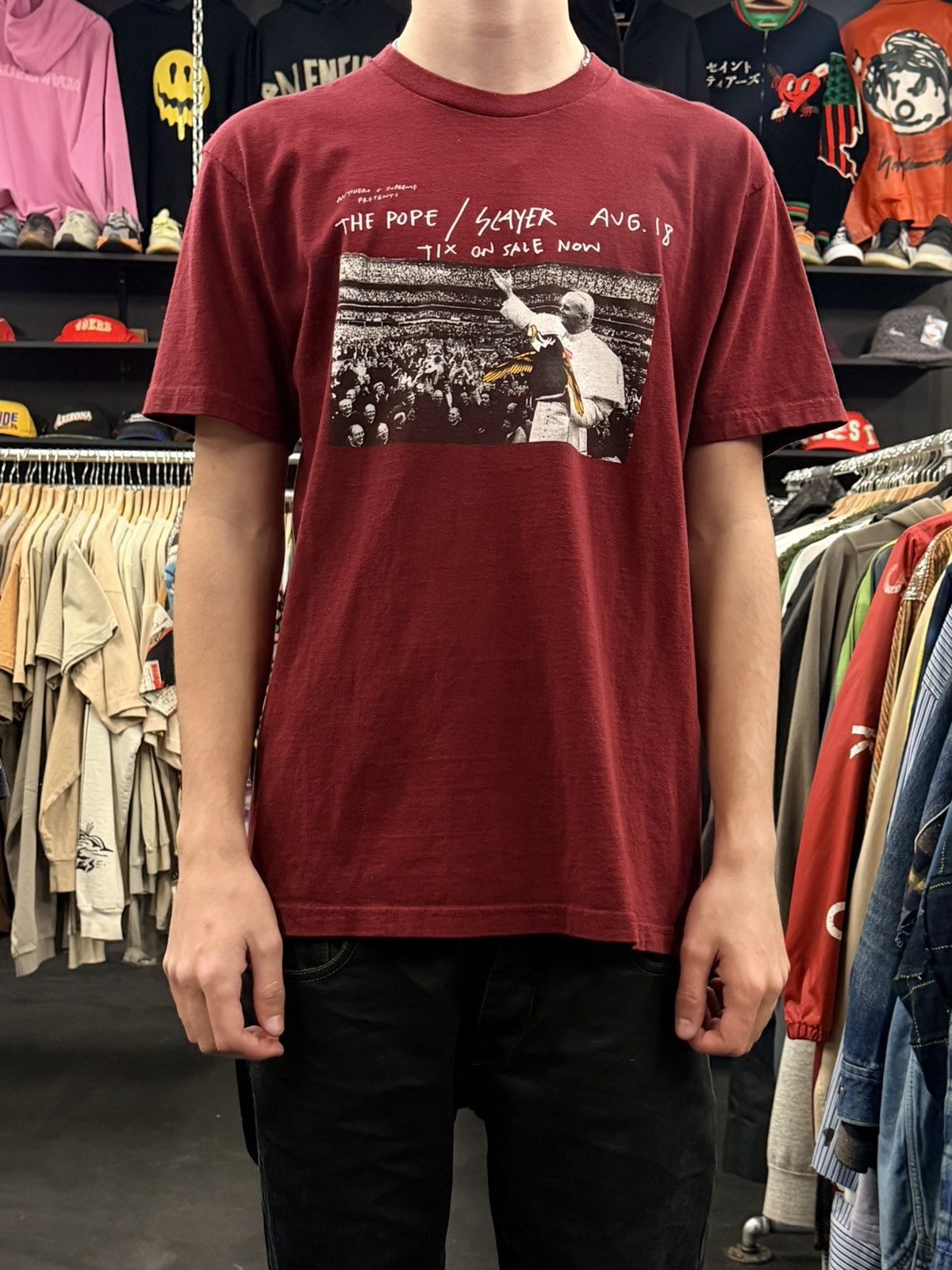 Supreme Supreme The Pope Tee Size US L / EU 52-54 / 3 - 1 Thumbnail