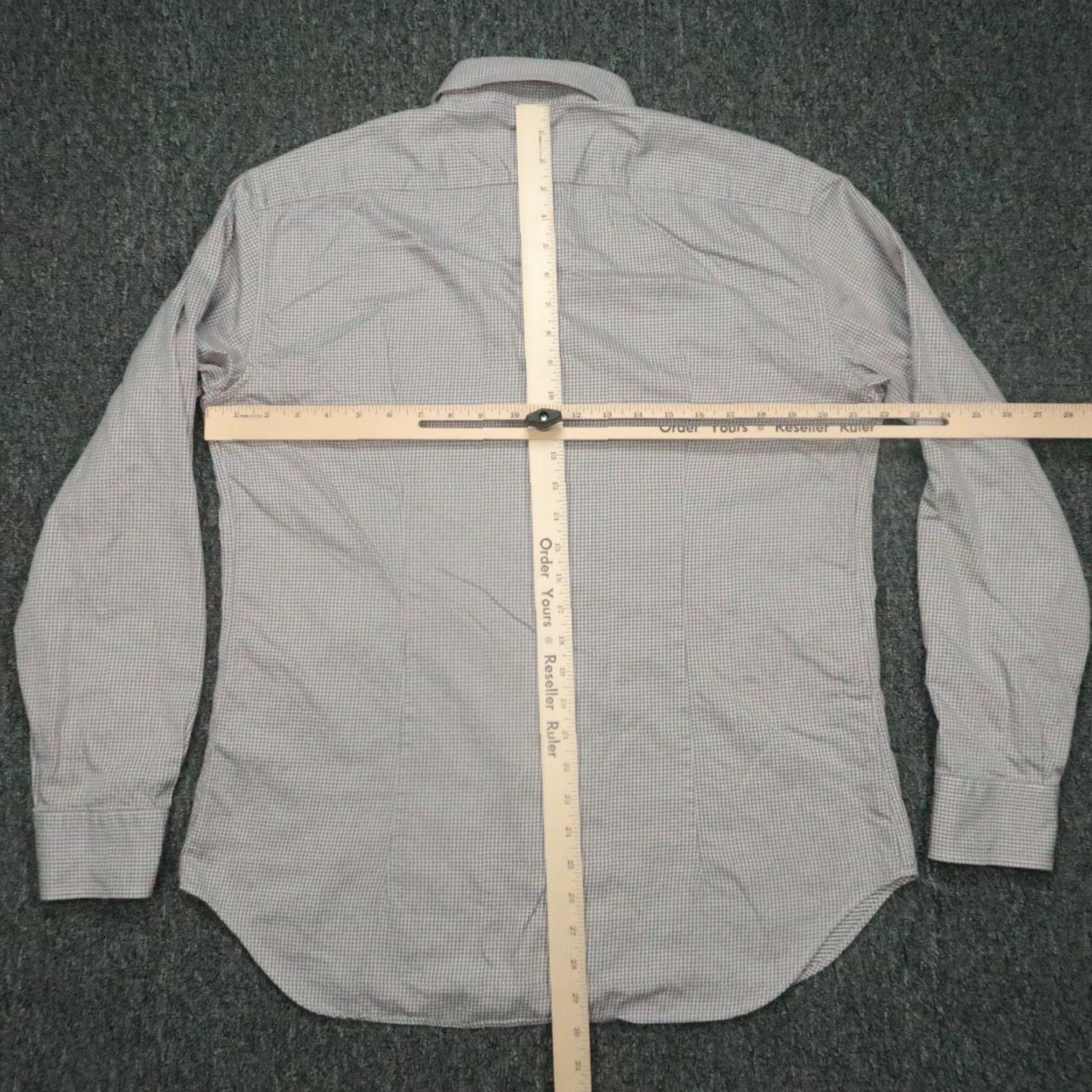 Brioni VINTAGE Brioni Shirt Mens L Purple White Long Sleeve Button Up Italy Size US L / EU 52-54 / 3 - 6 Thumbnail