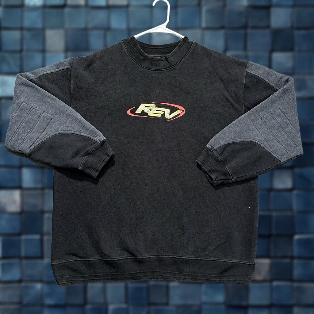 Vintage VINTAGE Ski-Doo Sweatshirt Mens XL Black Gray Bombardier Y2K Embroidered Logo Size US XL / EU 56 / 4 - 1 Thumbnail