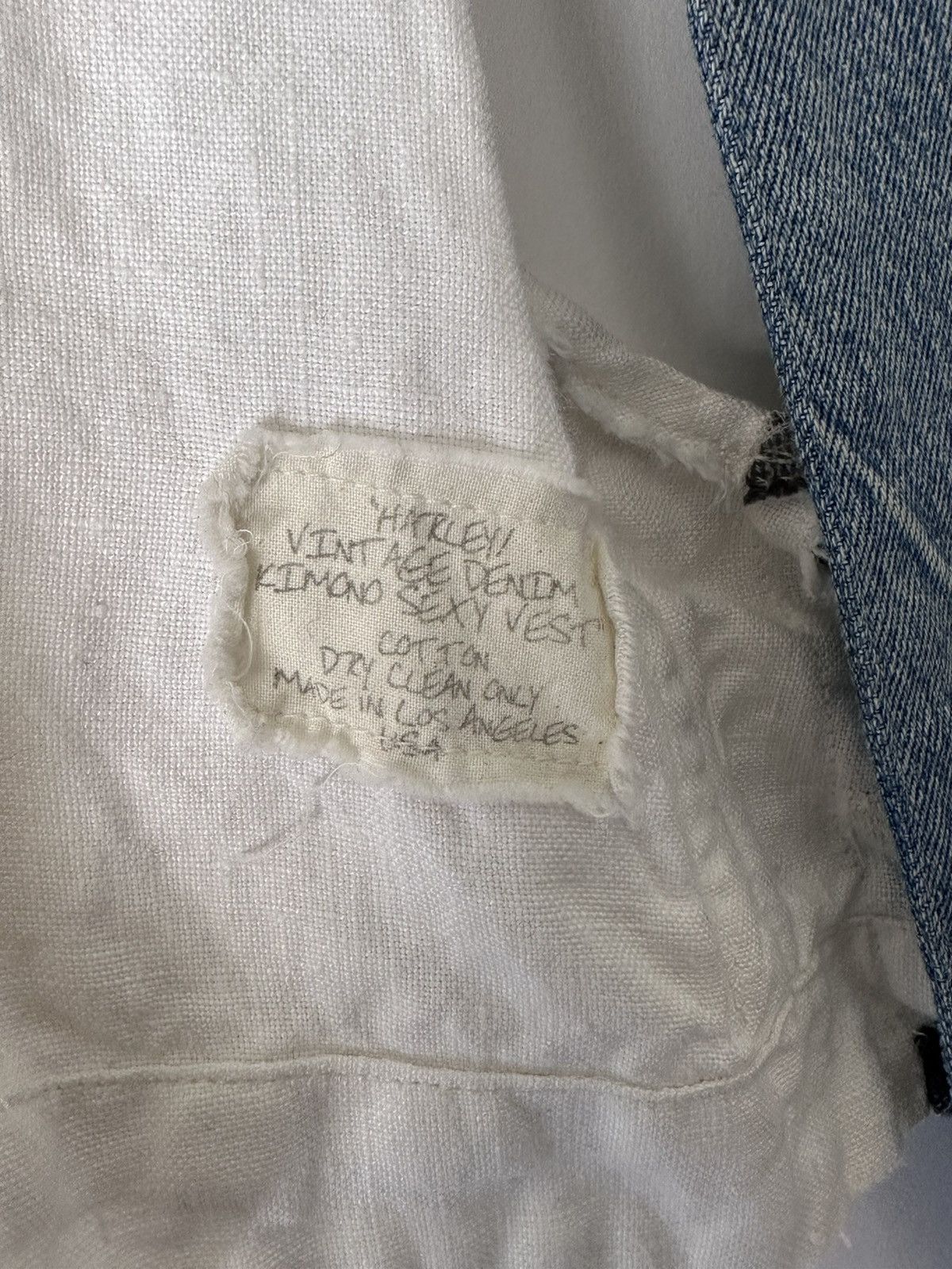 Greg Lauren Greg Lauren Vintage Denim Vest Size S / US 4 / IT 40 - 4 Thumbnail
