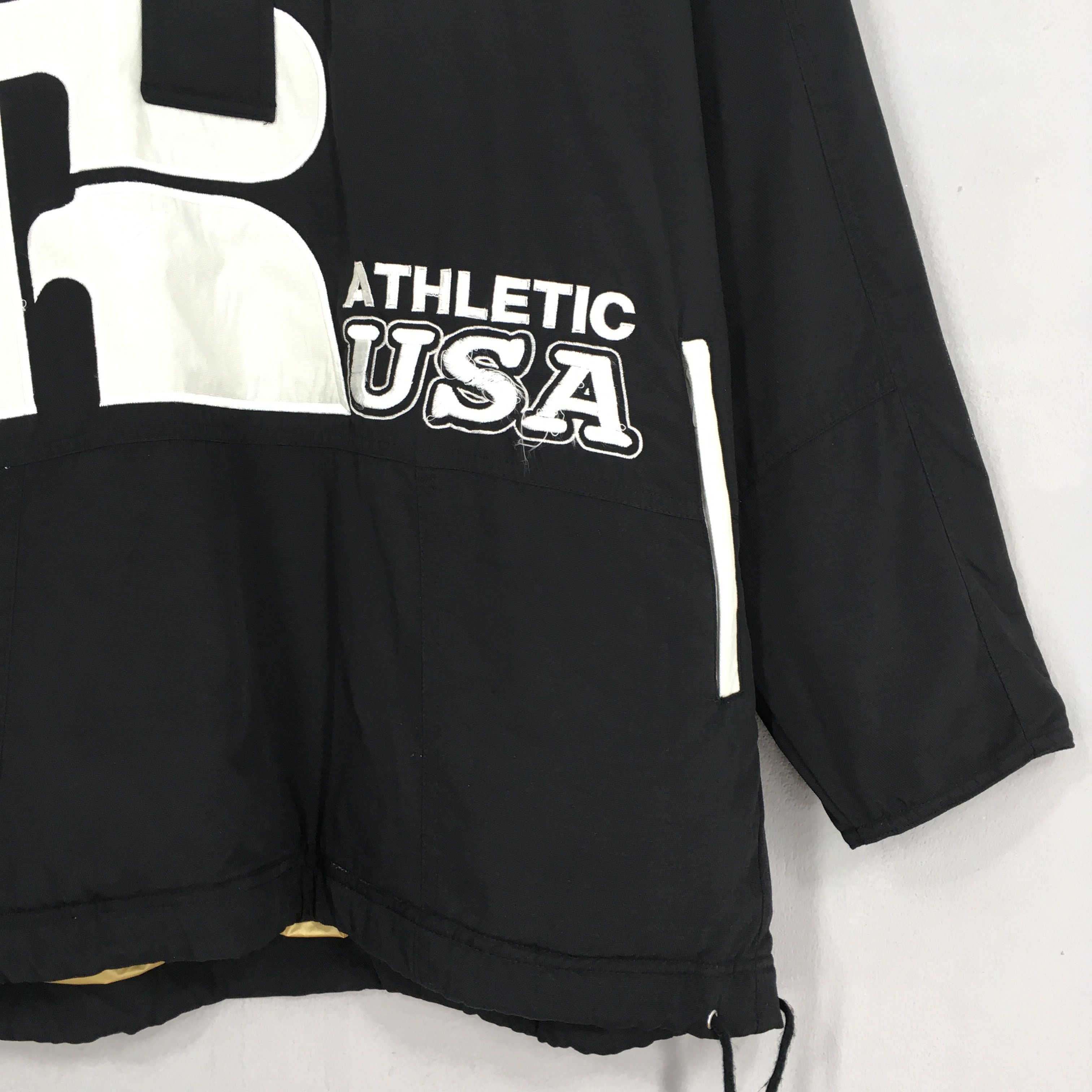 Russell Athletic 80's Russell Athletic Usa Windbreaker Jacket Black Medium Size US M / EU 48-50 / 2 - 7 Thumbnail