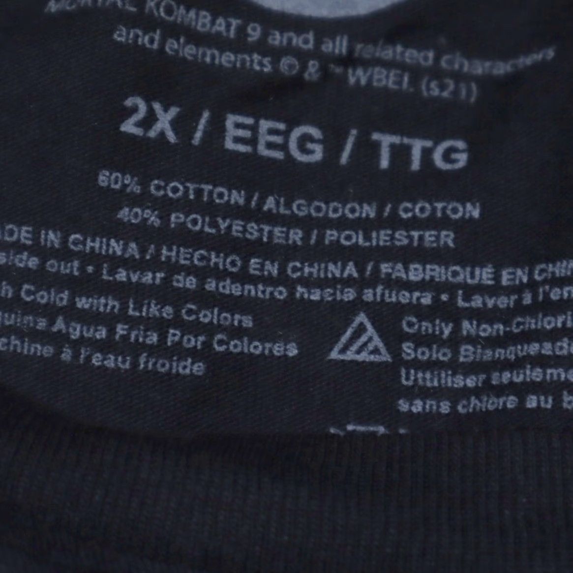 Vintage Mortal Kombat Graphic Solid T-Shirt Black Men's 2X Shirt Men 2X Mortal Kombat Graphic Solid T-Shirt Black Mens 2X Size US XXL / EU 58 / 5 - 6 Thumbnail