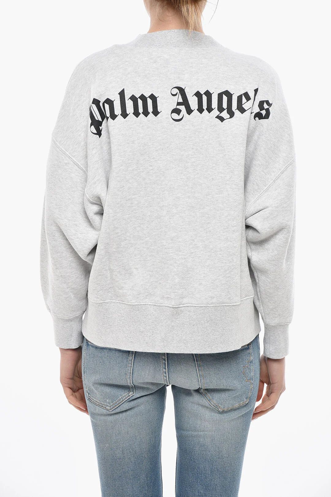 Palm Angels og1mm0326 Crewneck Sweatshirt in Grey Size XS / US 0-2 / IT 36-38 - 2 Thumbnail