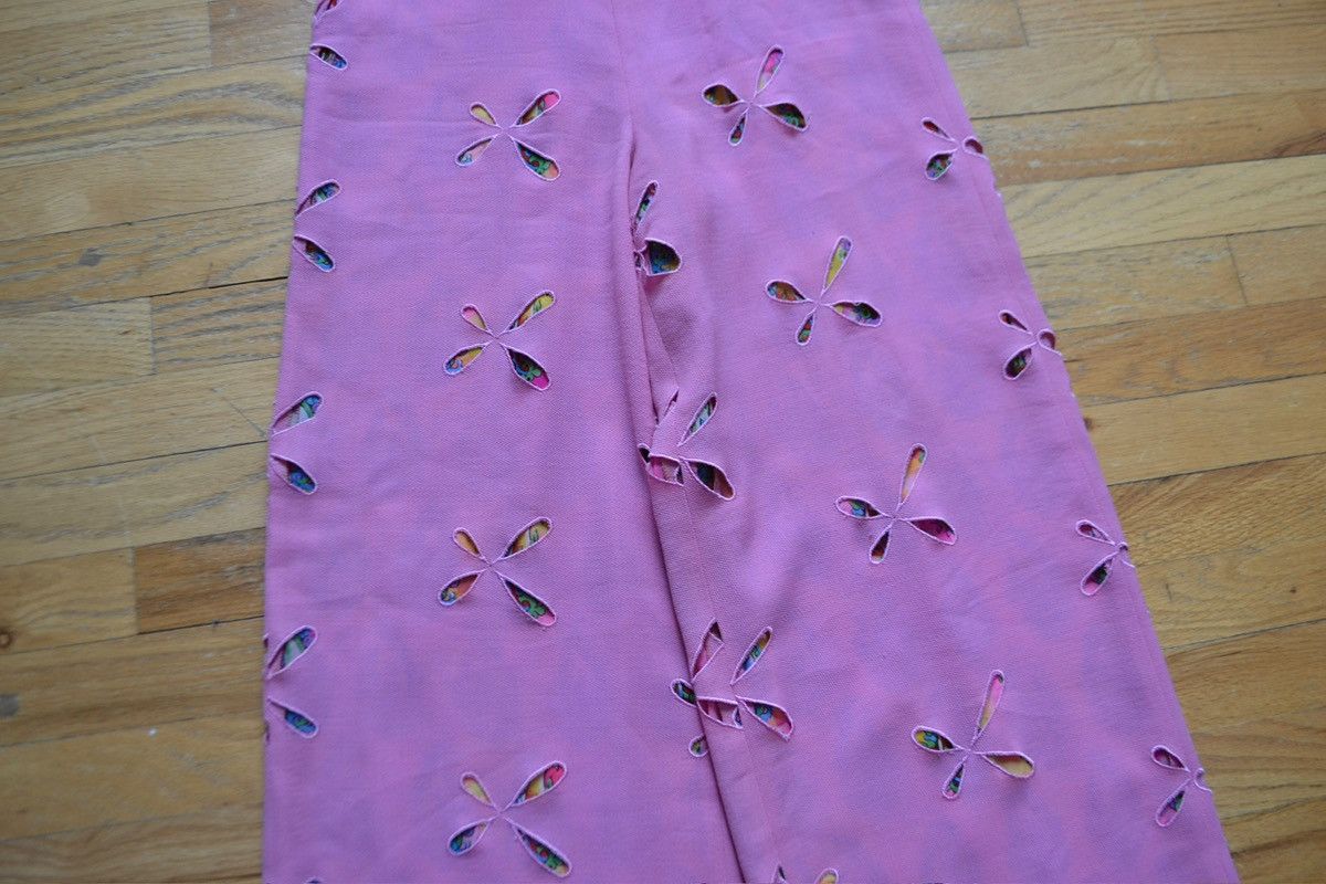 Versace Istante by Gianni Versace Early 1990s Layered Cutout Pants Size 28" / US 6 / IT 42 - 4 Thumbnail