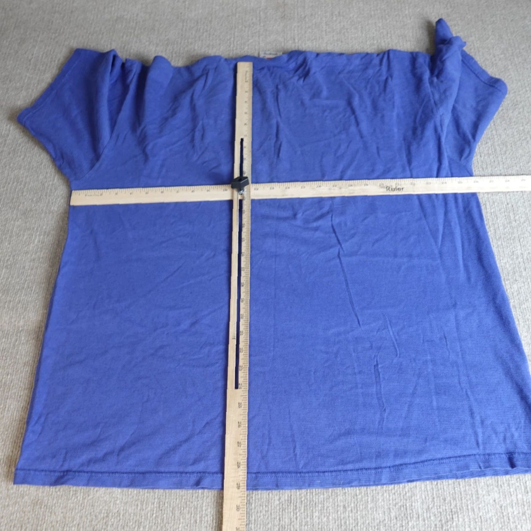 Nike VINTAGE Nike Shirt XL Blue Striped Embroidered Made in USA Size US XL / EU 56 / 4 - 5 Thumbnail