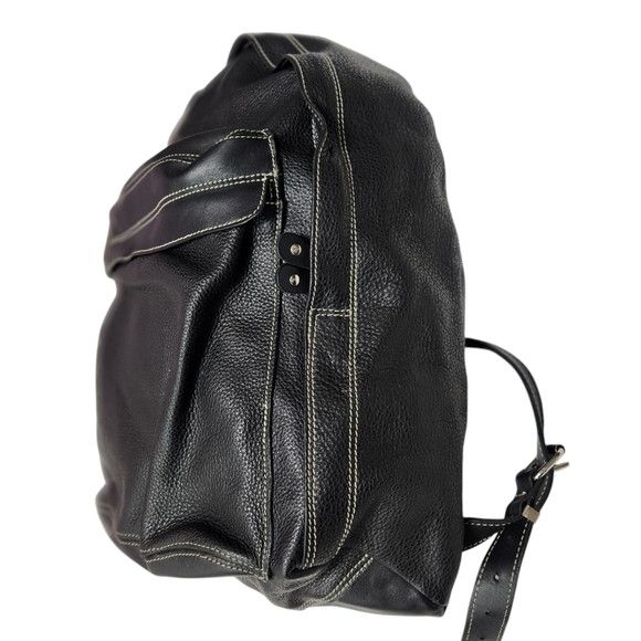 Roots Men's Roots Pebbled Leather Backpack Size ONE SIZE - 3 Thumbnail