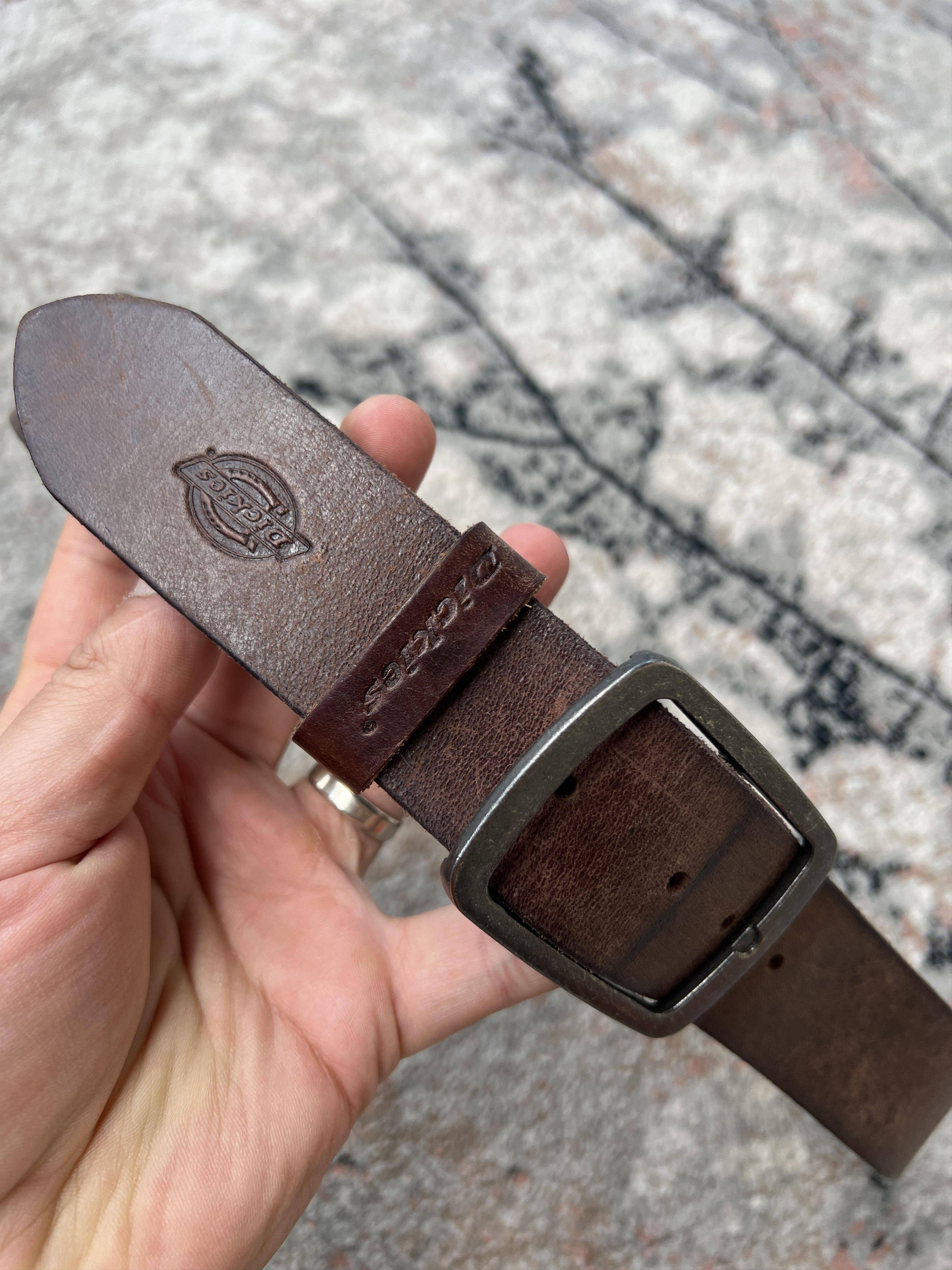 Dickies × Leather Dickies Leather Belt Size ONE SIZE - 1 Thumbnail
