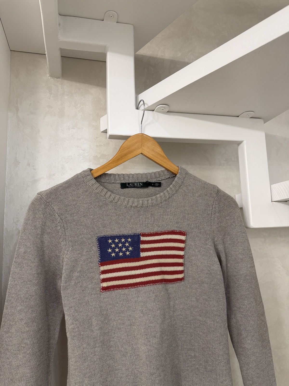 Polo Ralph Lauren Polo ralph lauren USA sweater knit cotton navy flag Size US S / EU 44-46 / 1 - 2 Thumbnail