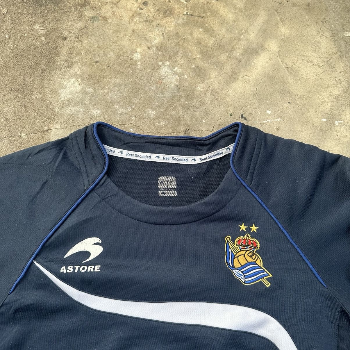 Vintage Vintage 90s Real Sociedad Astore sweatshirt Size US M / EU 48-50 / 2 - 5 Thumbnail