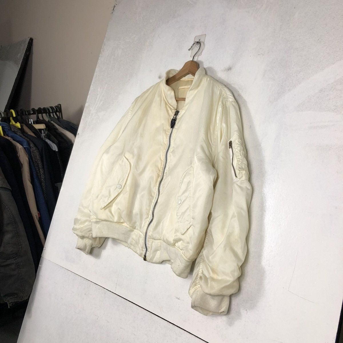 Japanese Brand × Vintage 📌VINTAGE FLY BOMBER JACKET GALLERY SEAMORE ISSEY MIYAKE Size US M / EU 48-50 / 2 - 7 Thumbnail
