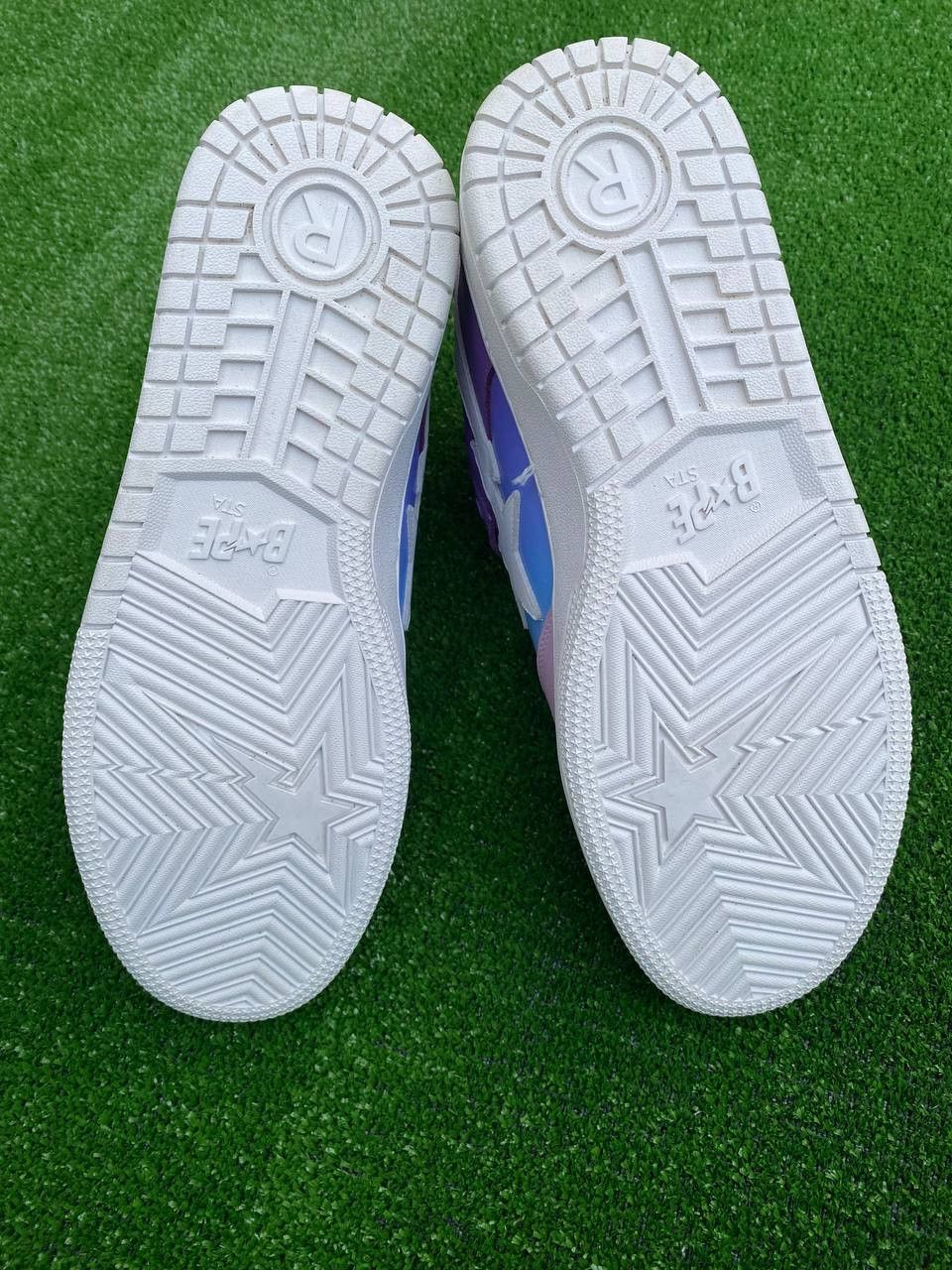Bape Bape A Bathing Ape SK8 Sneakers Purple/Light Blue Bape Sta Size US 9 / EU 42 - 12 Thumbnail