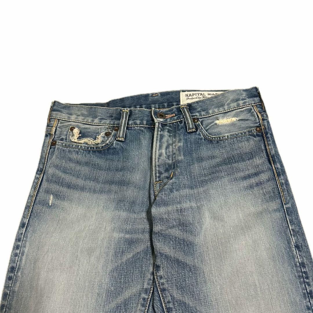 Kapital KAPITAL 5P MONKEY CISCO Distressed Denim Pants Size 30 Size US 30 / EU 46 - 3 Thumbnail