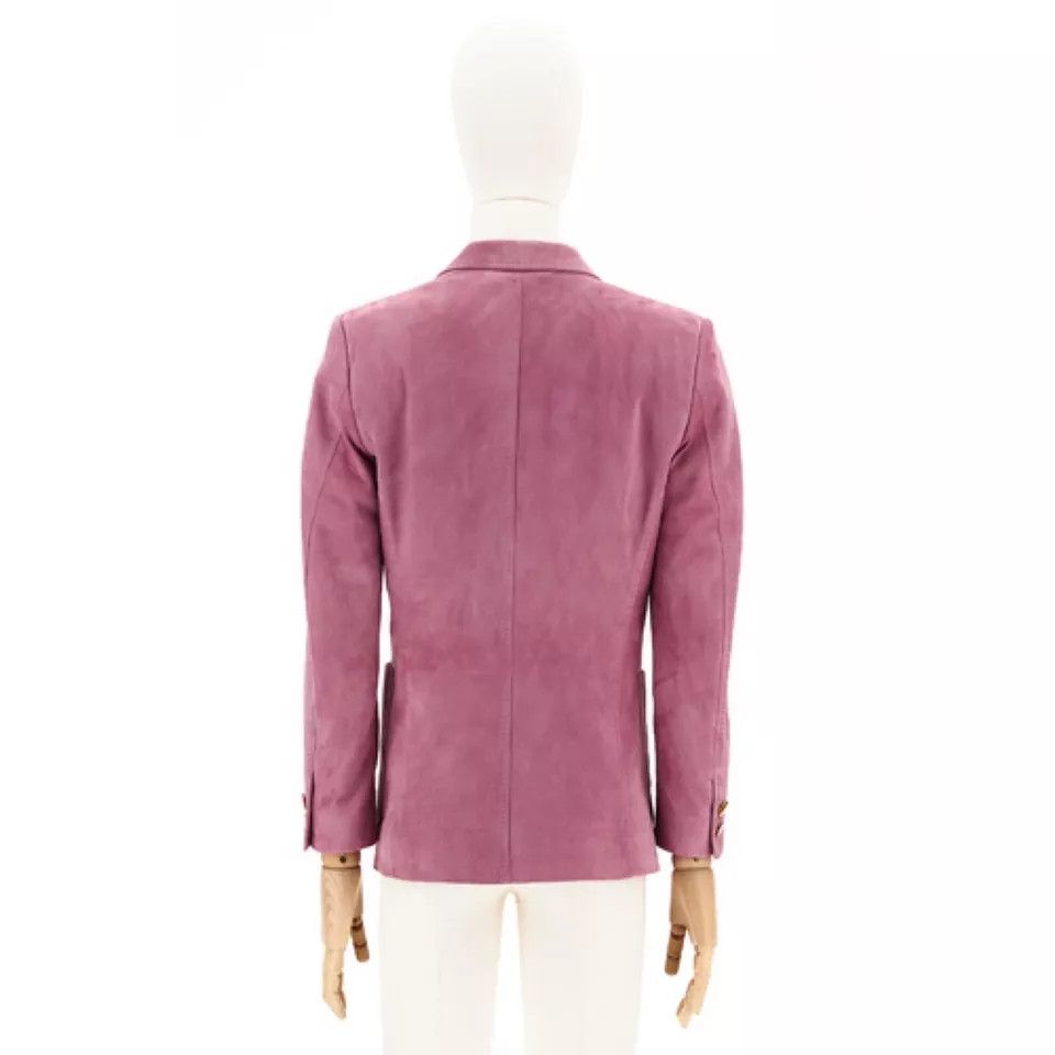 Gucci o1s1wg110225 Blazer Suede in Blush Pink Size US M / EU 48-50 / 2 - 3 Thumbnail