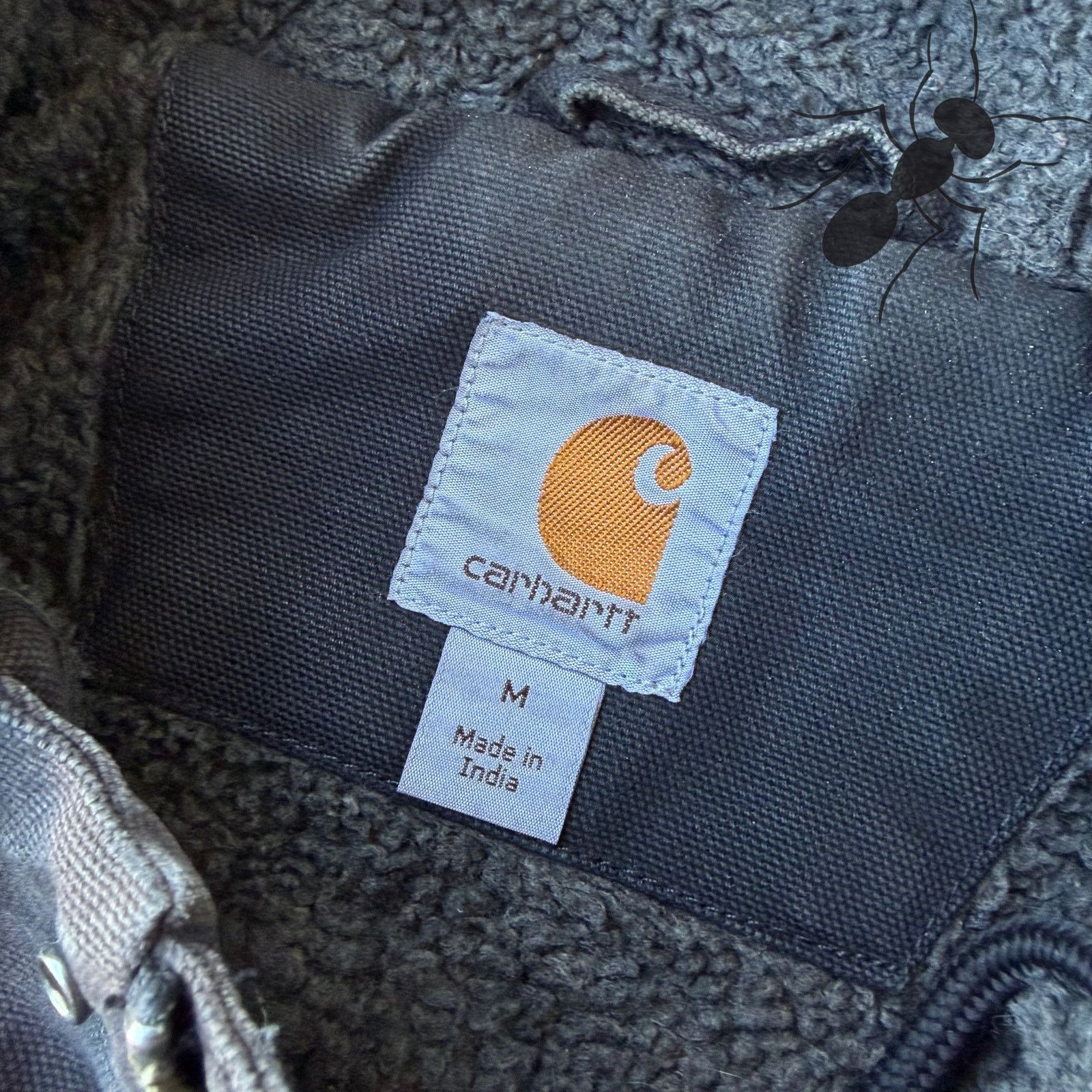 Carhartt × Vintage Carhartt black hooded button up work wear jacket Size US M / EU 48-50 / 2 - 9 Thumbnail
