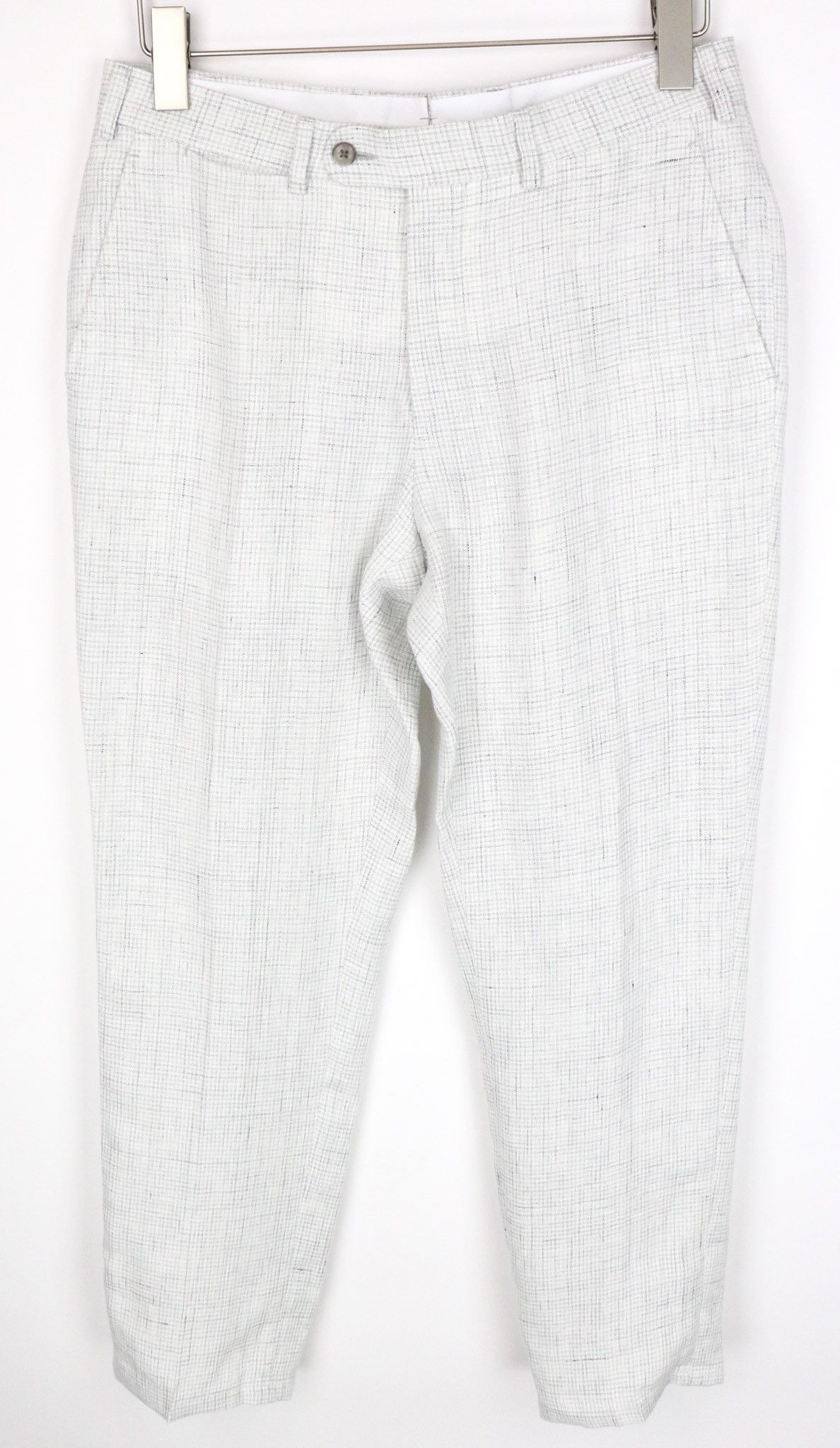 Suitsupply FERRARA UK36R Patterned Linen Waistcoat Suit 73310 Size 36R - 3 Thumbnail