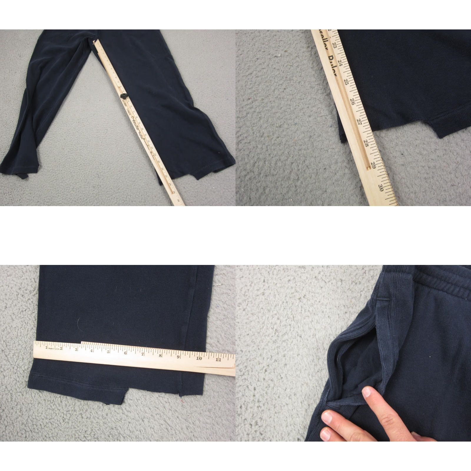 VINTAGE Polo Ralph Lauren Pants Mens XL Polo Ralph Lauren Pants Knit Cotton Solid Logo 90s City