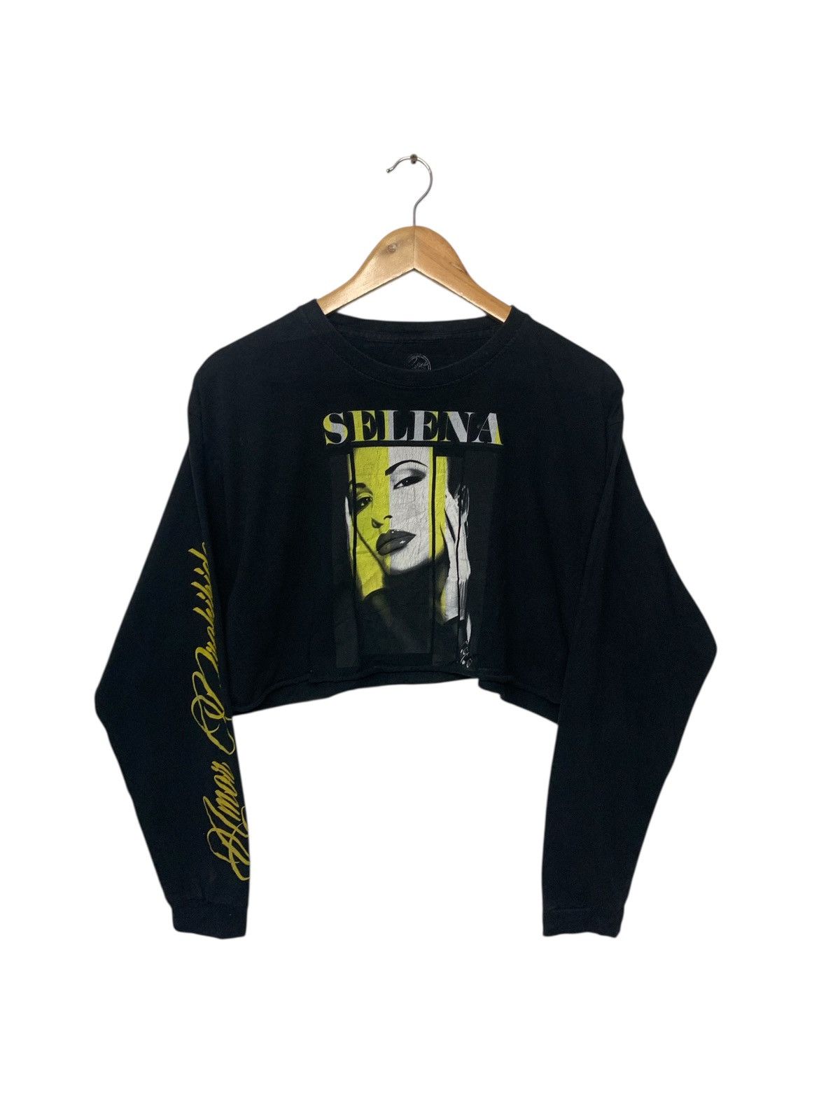 Band Tees Rare Selena Quintanilla Crop Tops Longsleeve T Shirt Size L / US 10 / IT 46 - 1 Thumbnail