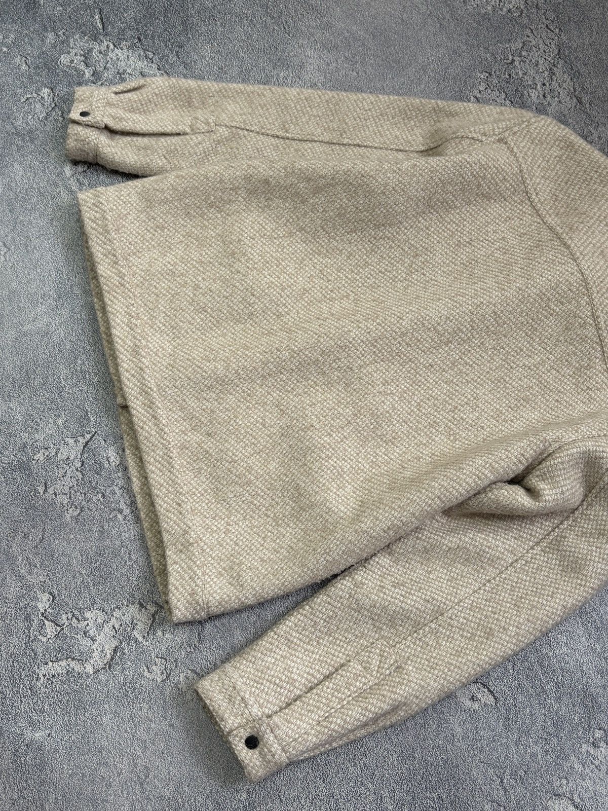 Folk Folk Signal Jacket Textured Woven Wool Blend Beige 3 L Size US L / EU 52-54 / 3 - 14 Thumbnail