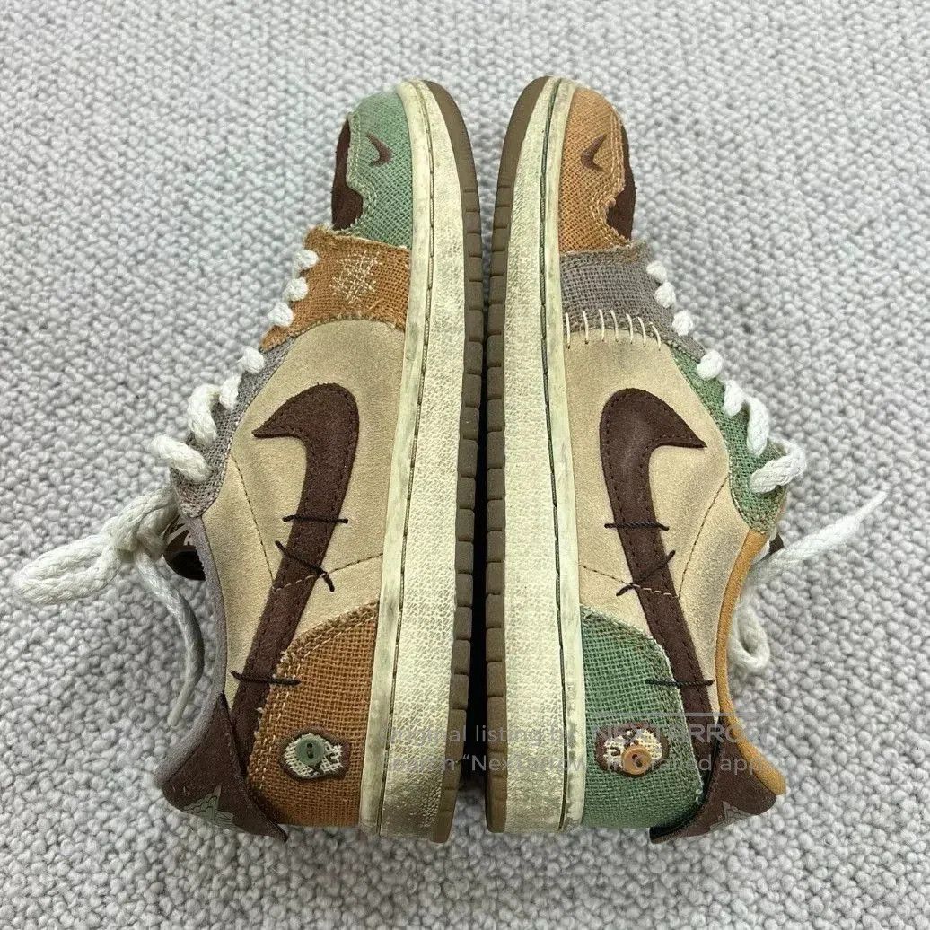 Jordan Brand Zion Williamson x Air Jordan 1 Retro Low OG Voodoo. Size US 5 / EU 37 - 3 Thumbnail